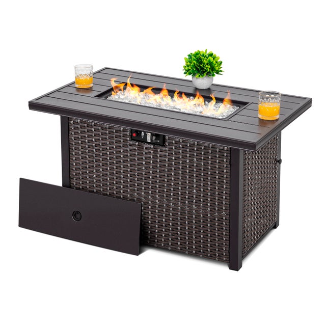 Nuu Garden Outdoor 43" Fire Pit Table