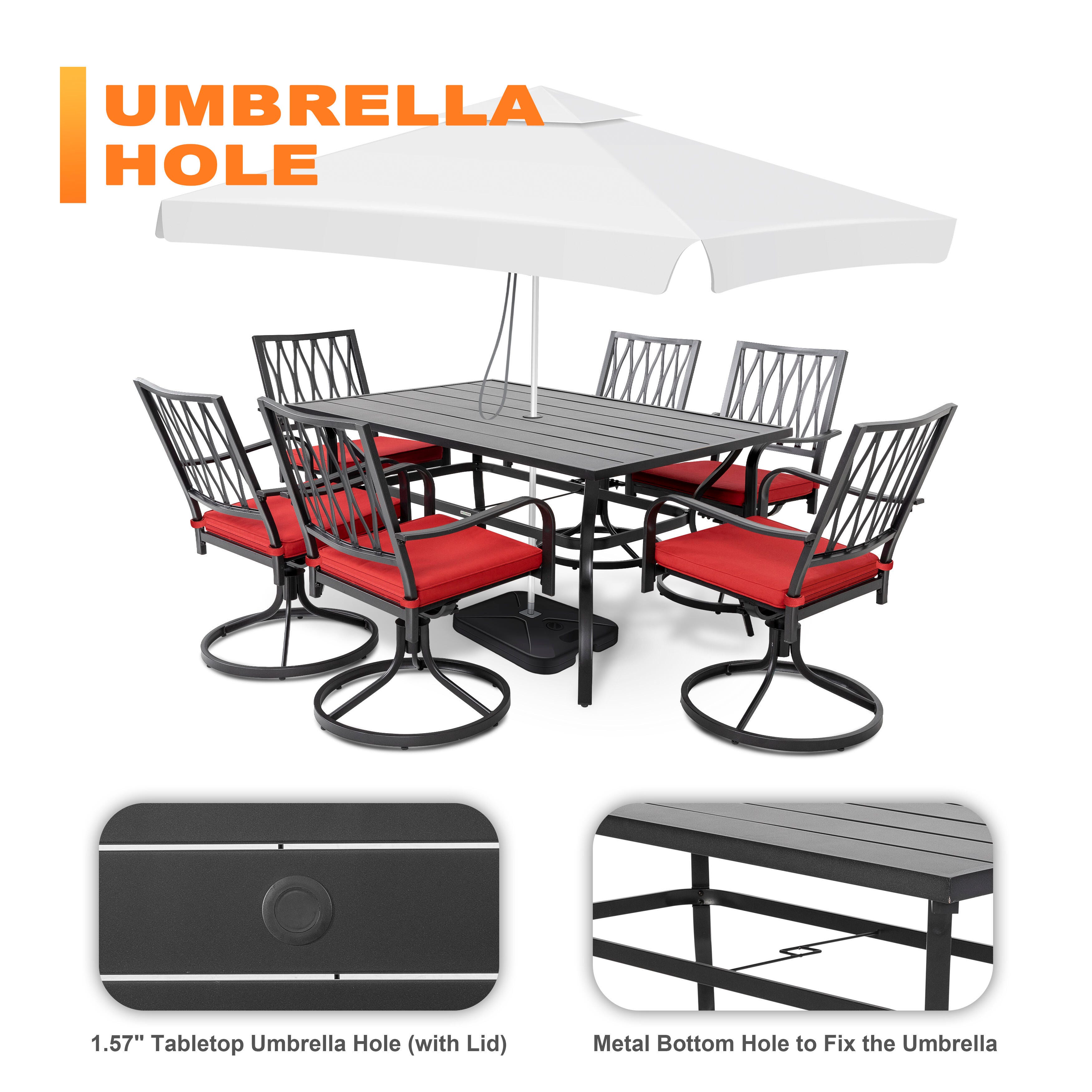 Nuu Garden Outdoor Dining Table, , large