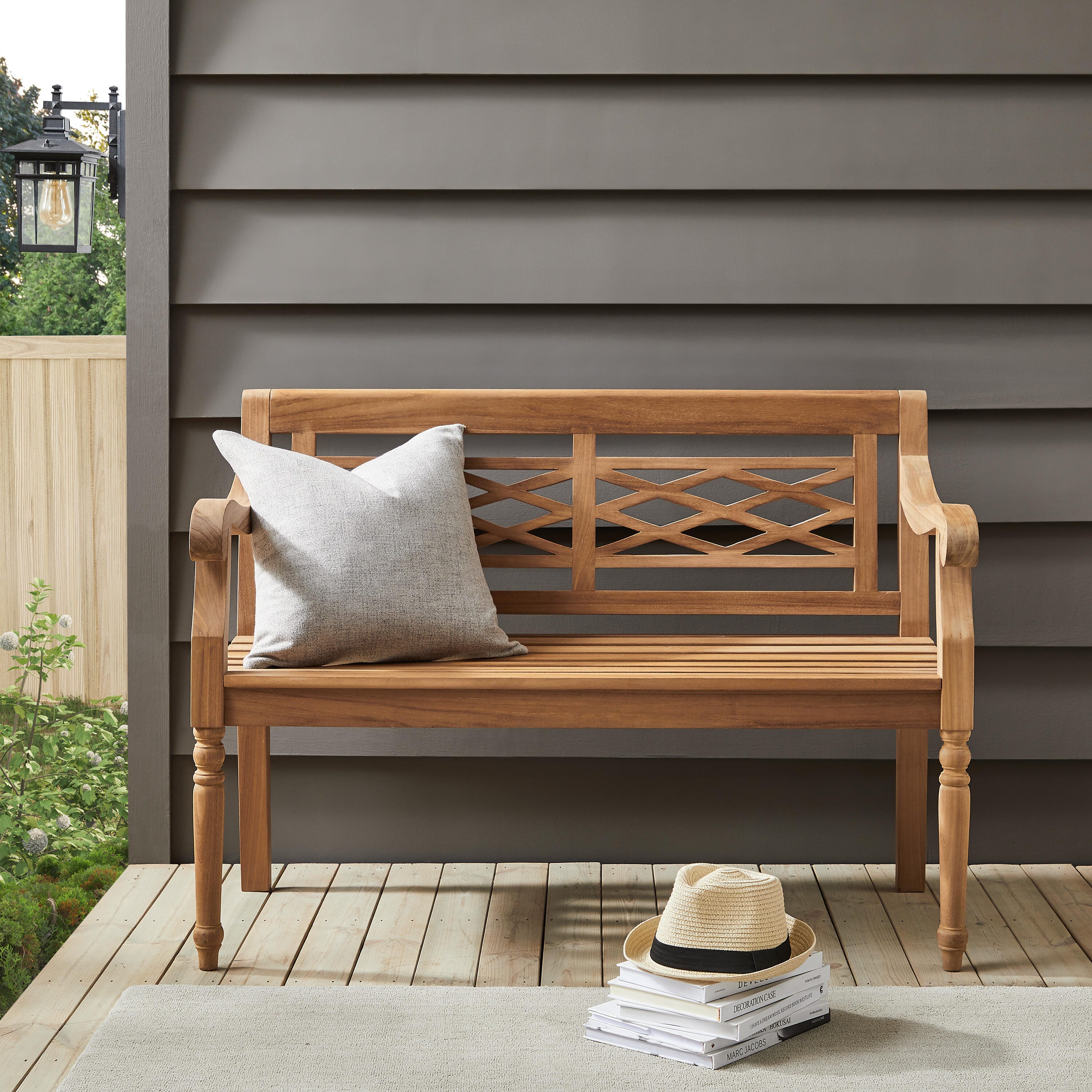 Olivier Outdoor Bench, , large
