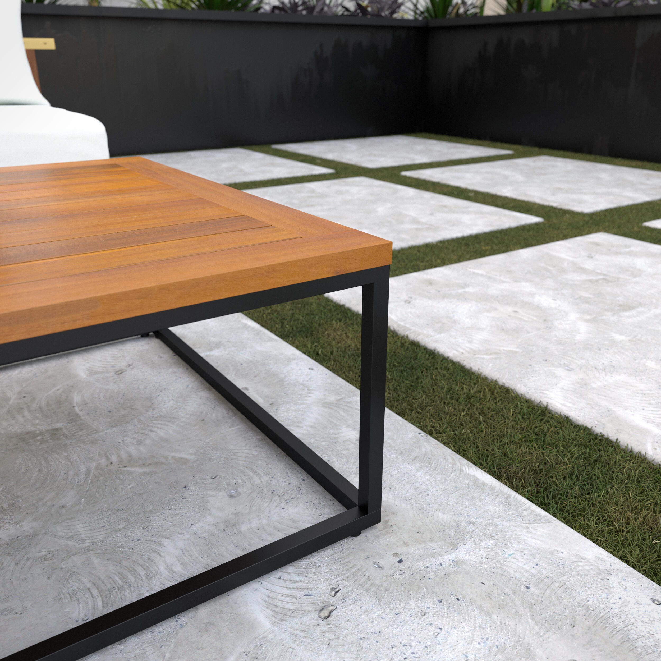 SEI Furniture Keller Outdoor Coffee Table, , large