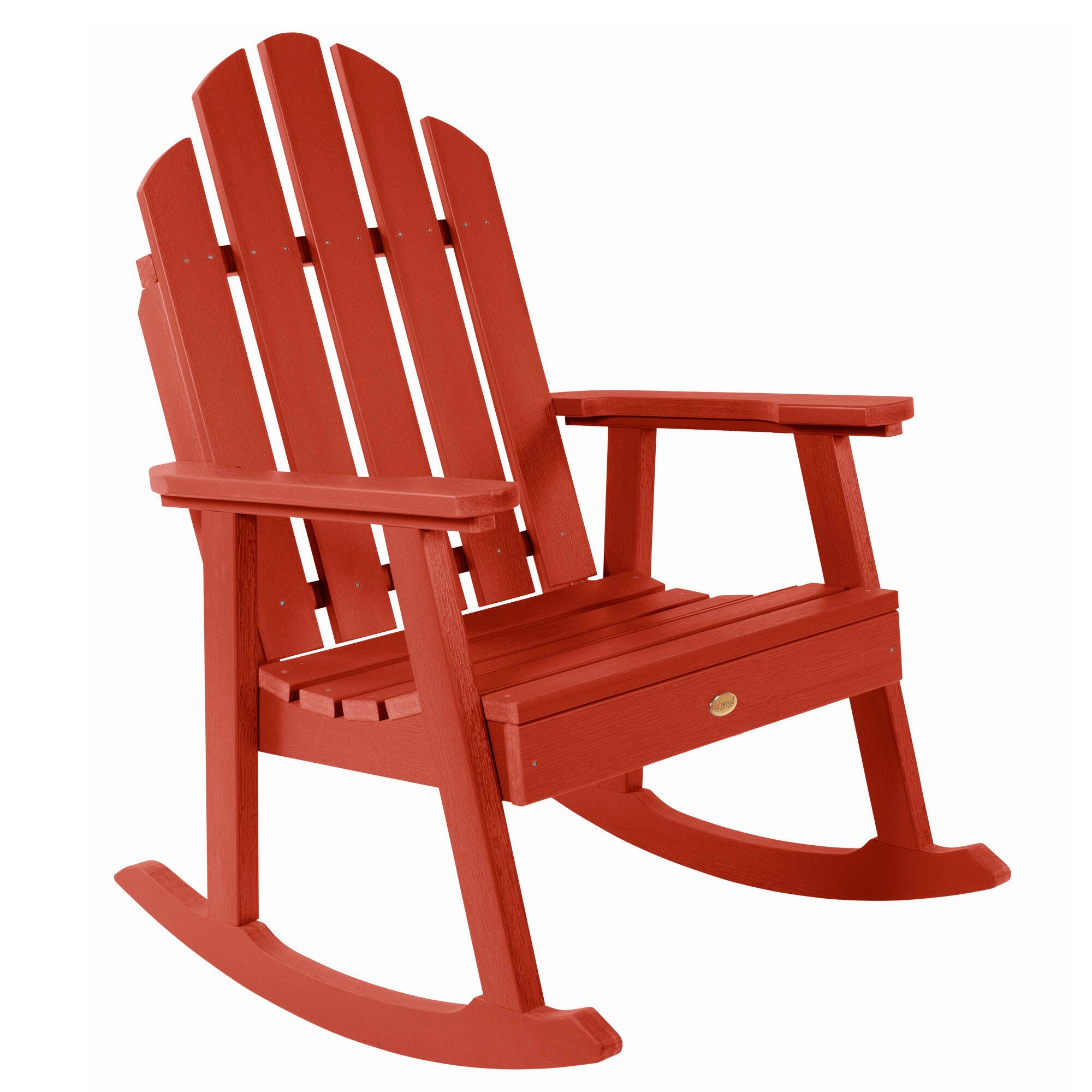 Highwood USA Classic Westport Garden Rocking Chair, Rustic Red, large