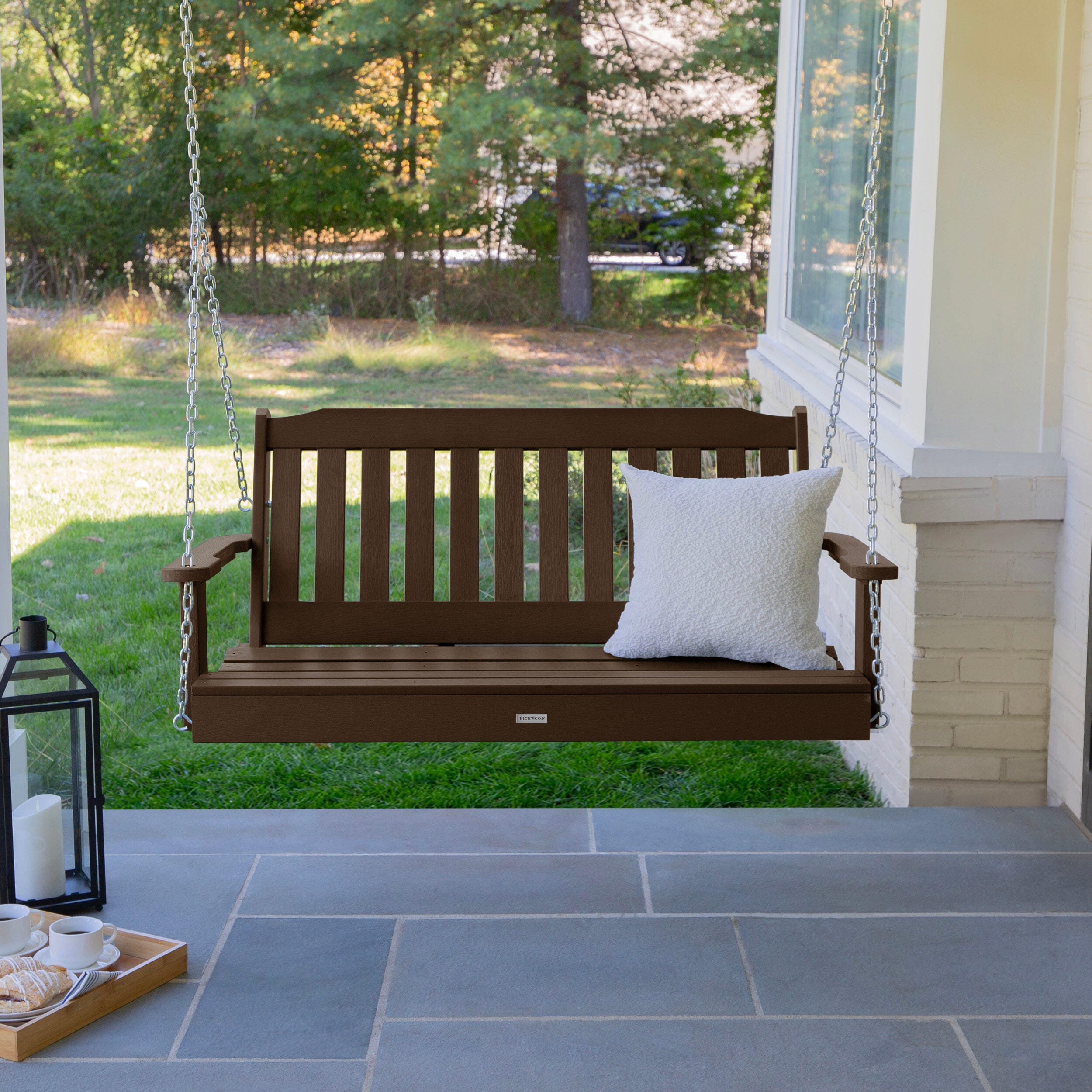 Highwood USA Lehigh 4-Foot Porch Swing | Ashley