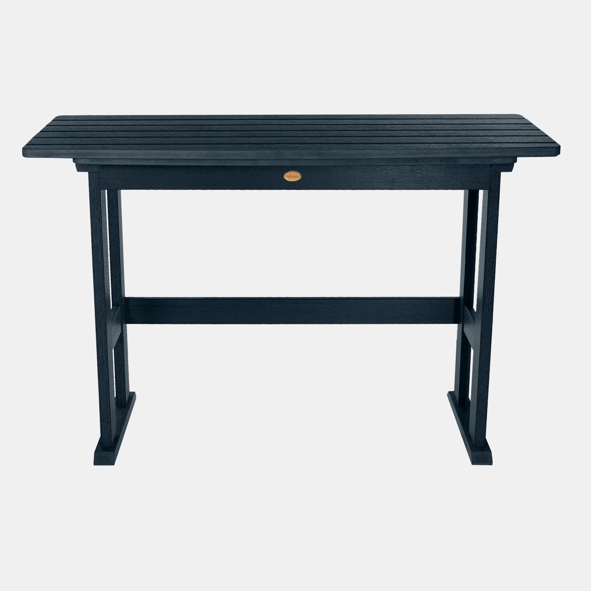 Highwood USA Lehigh Counter Height Balcony Table, Federal Blue, large