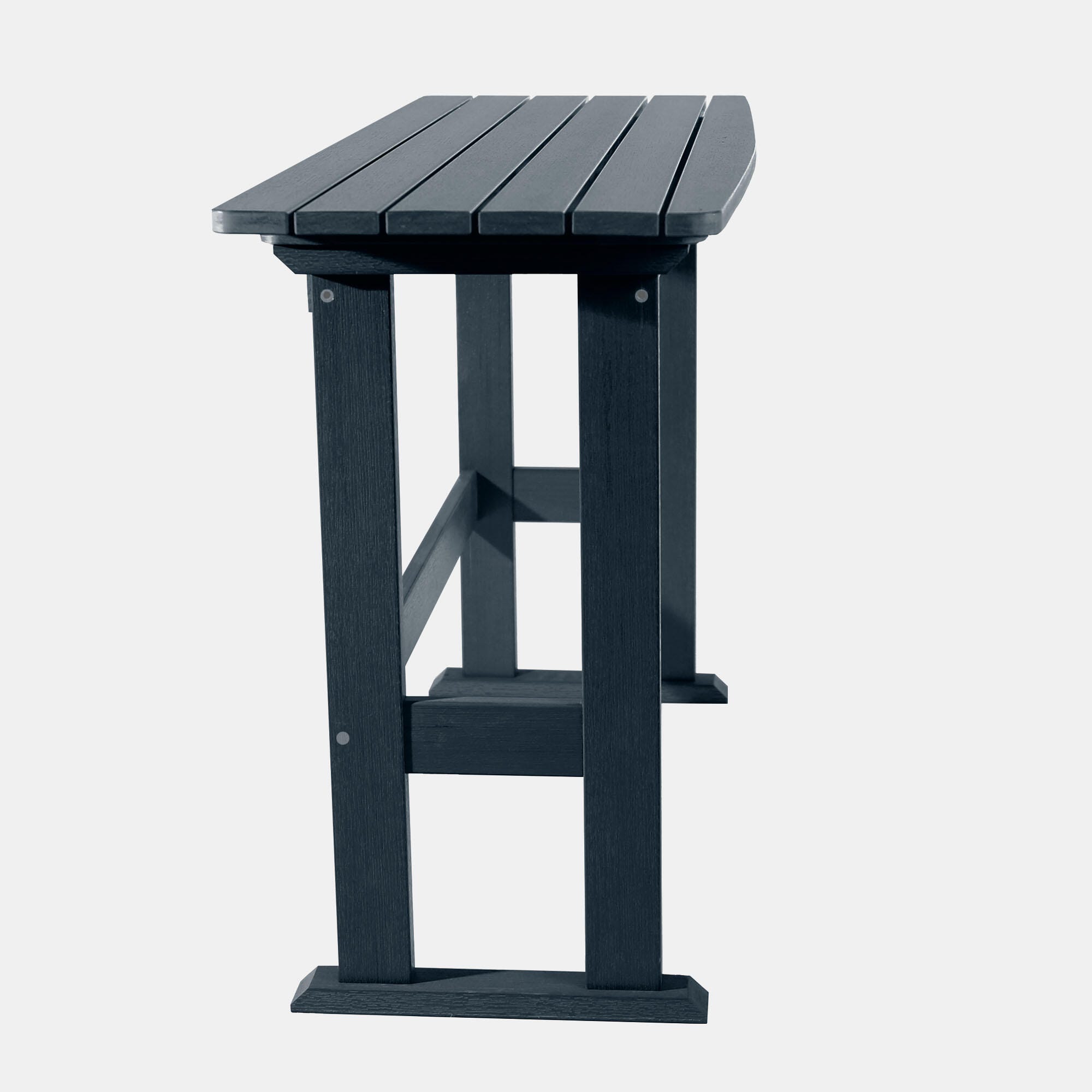 Highwood USA Lehigh Counter Height Balcony Table, Federal Blue, large