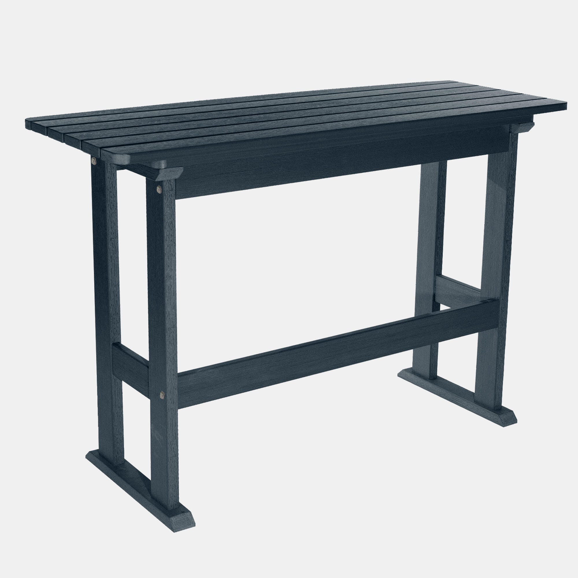 Highwood USA Lehigh Counter Height Balcony Table, Federal Blue, large