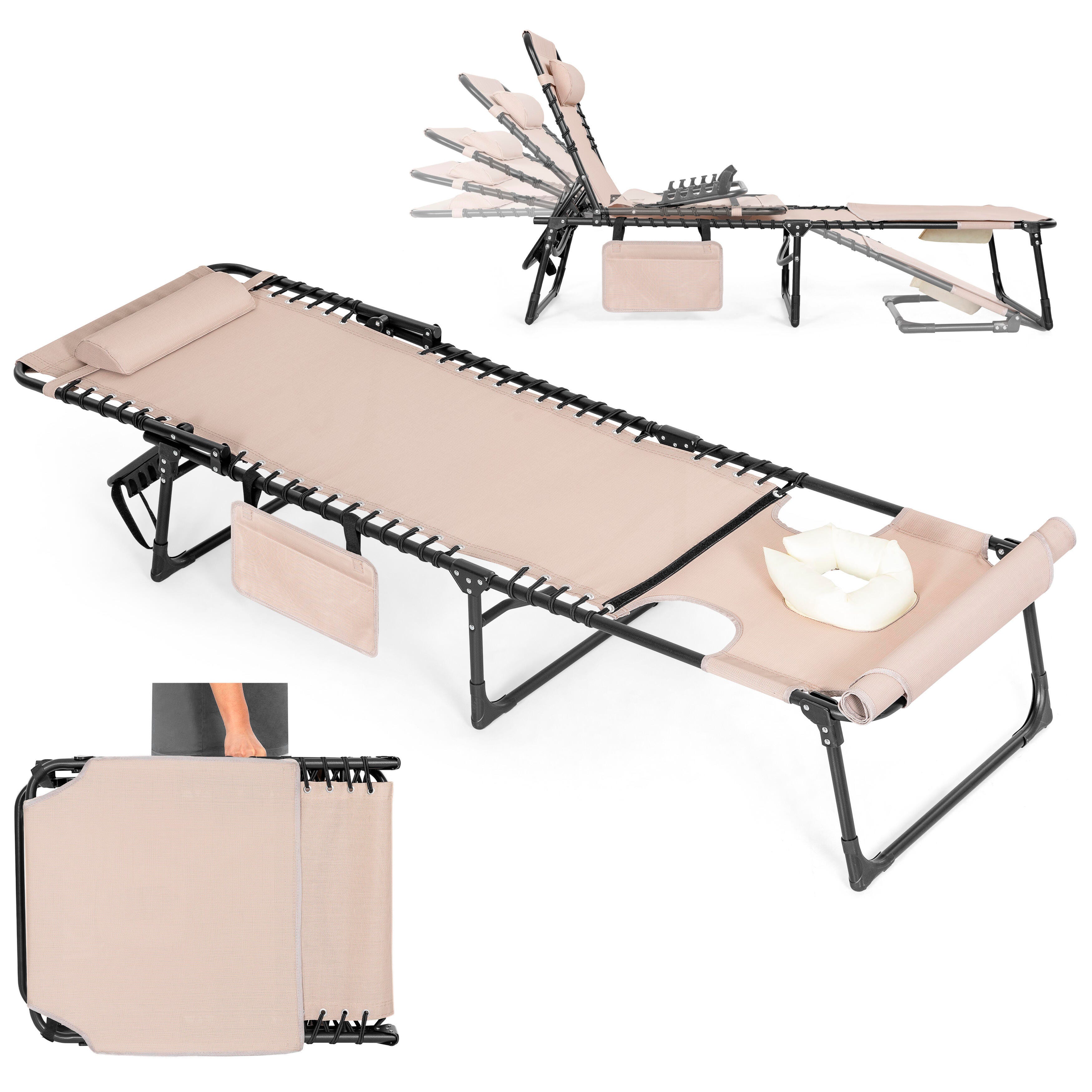 Nuu Garden Foldable Outdoor Chaise Lounge, , large