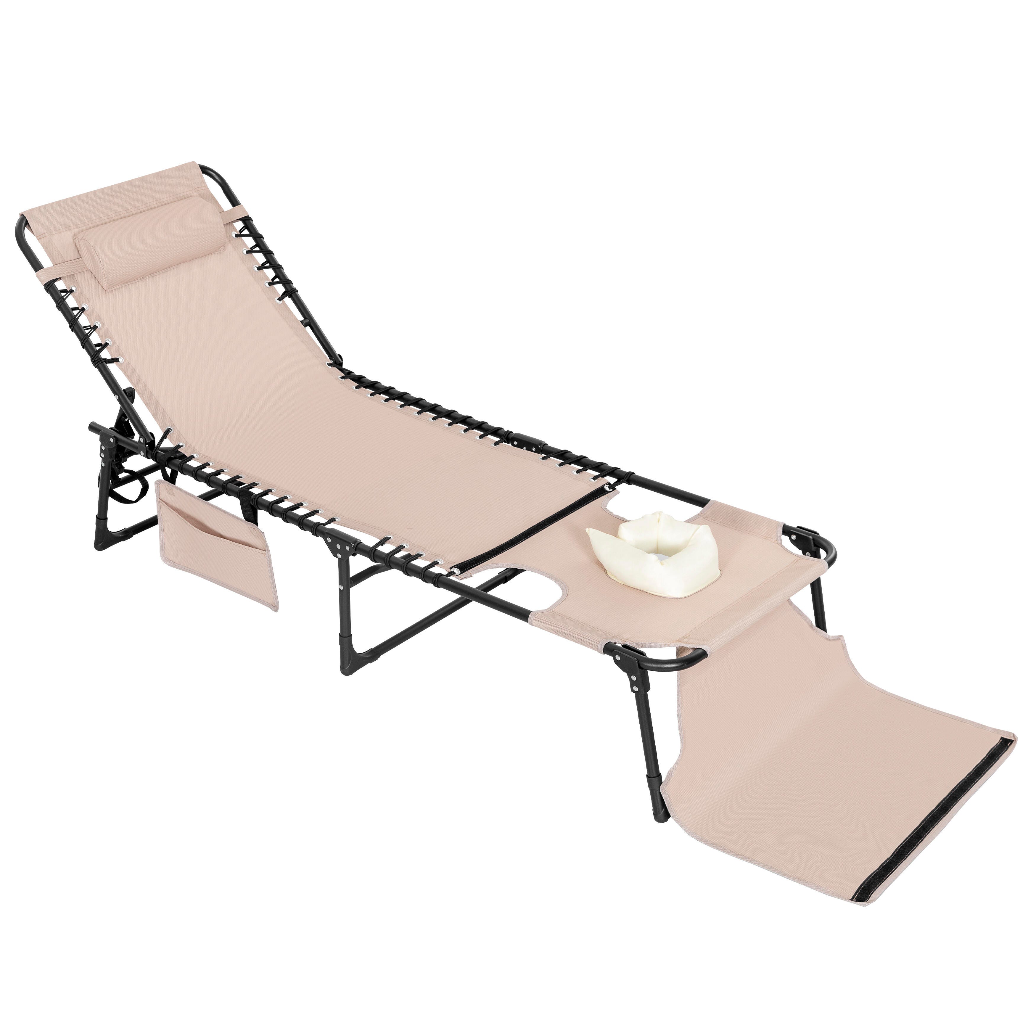 Nuu Garden Foldable Outdoor Chaise Lounge, , large