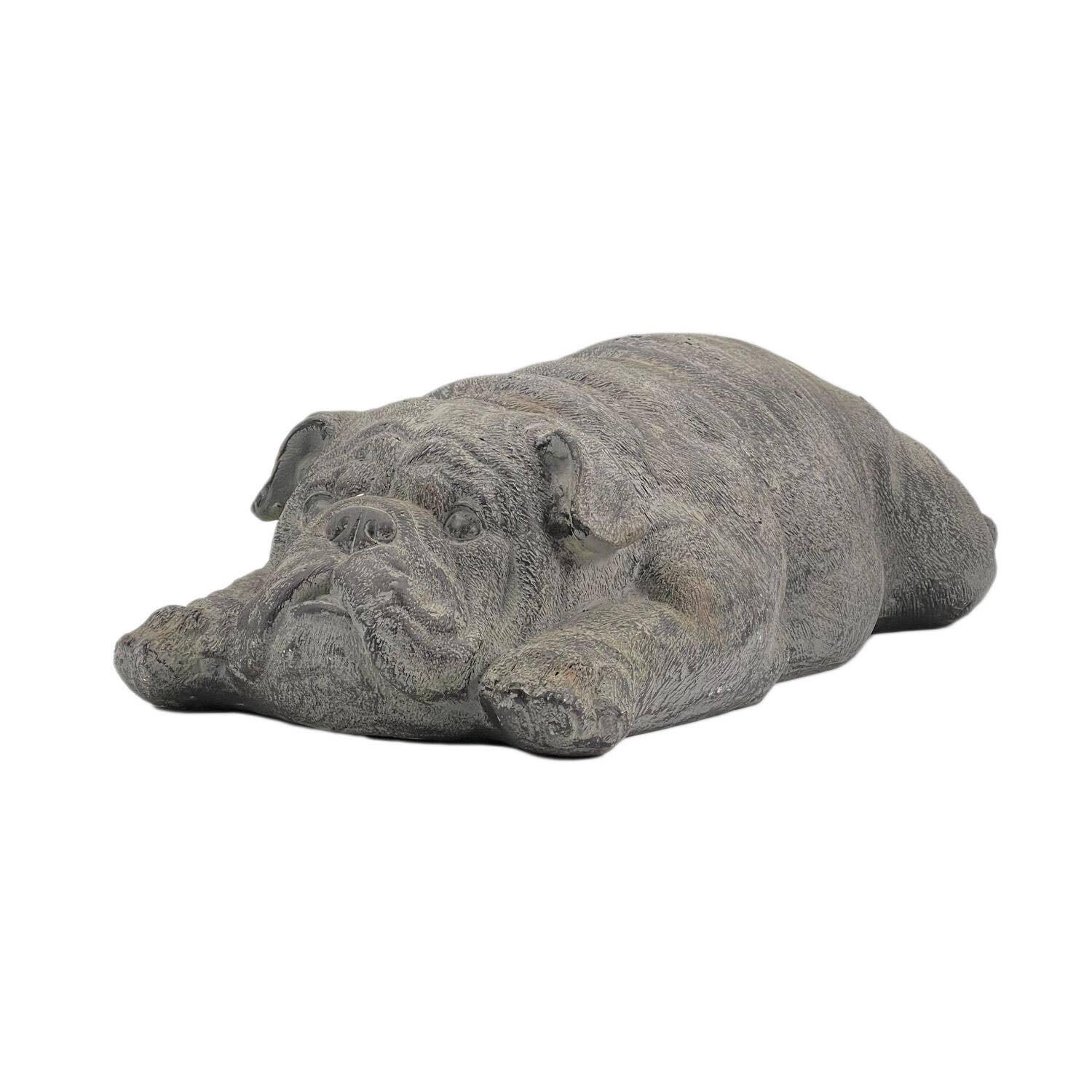 Galt International Polyresin Sleeping Bulldog Statue 23"L, , swatch