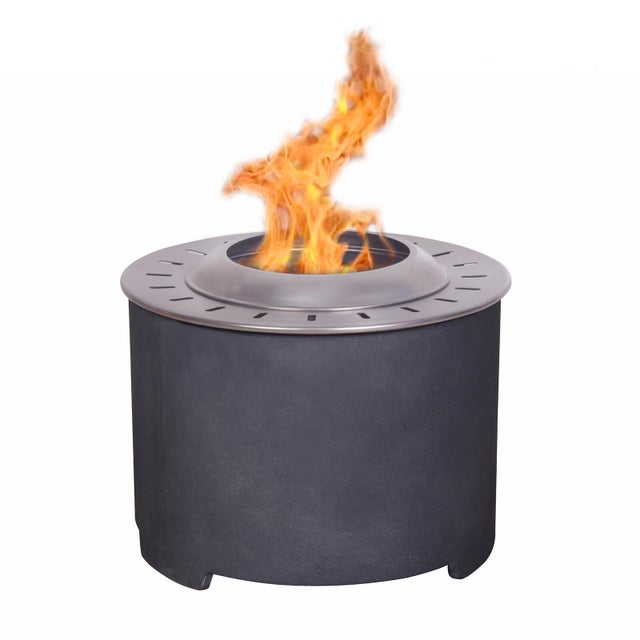 AFTERGLOW Outdoor Smokeless Firepit with Surround