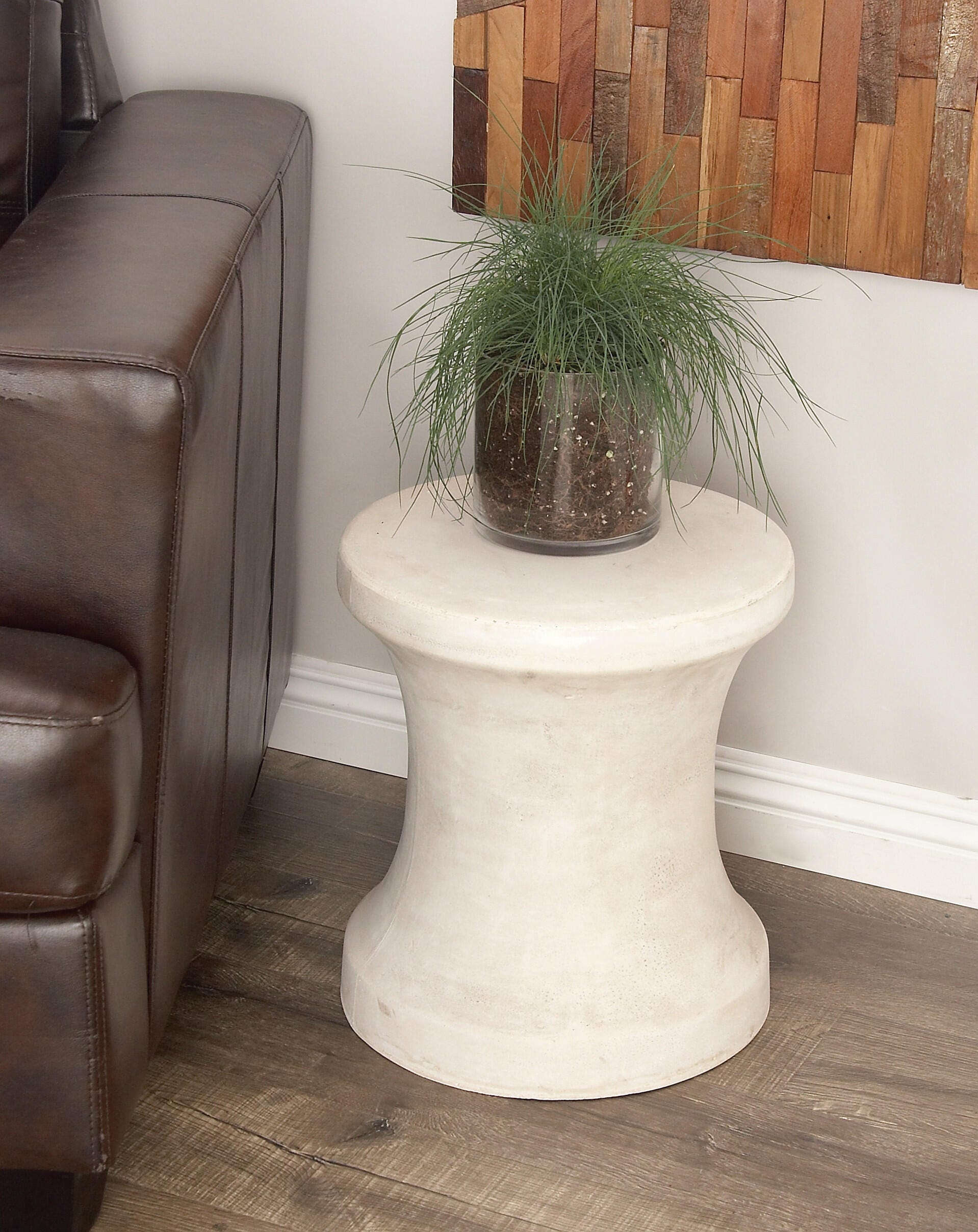 Bayberry Lane Outdoor Accent Table, White, large