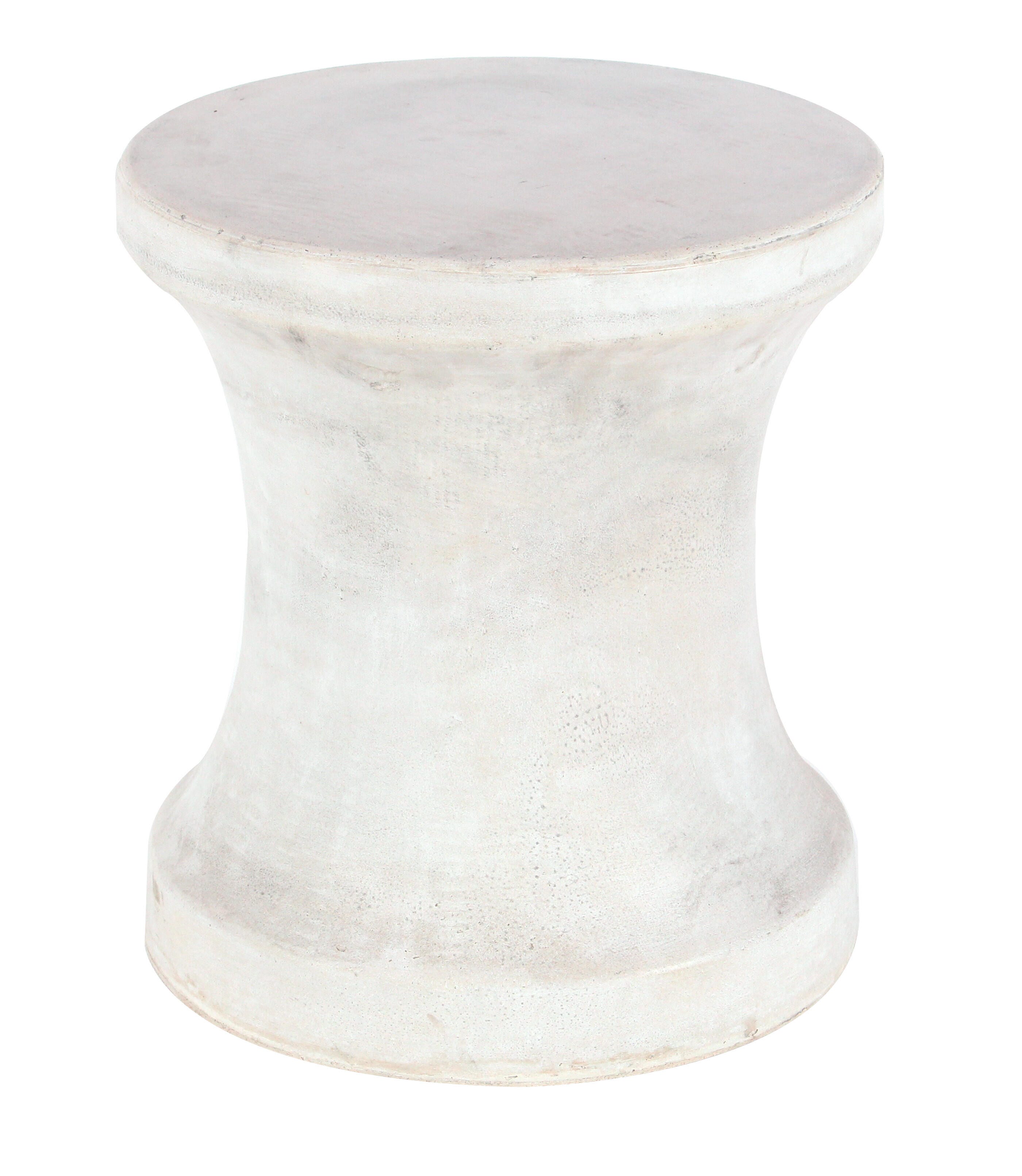 Bayberry Lane Outdoor Accent Table, White, large