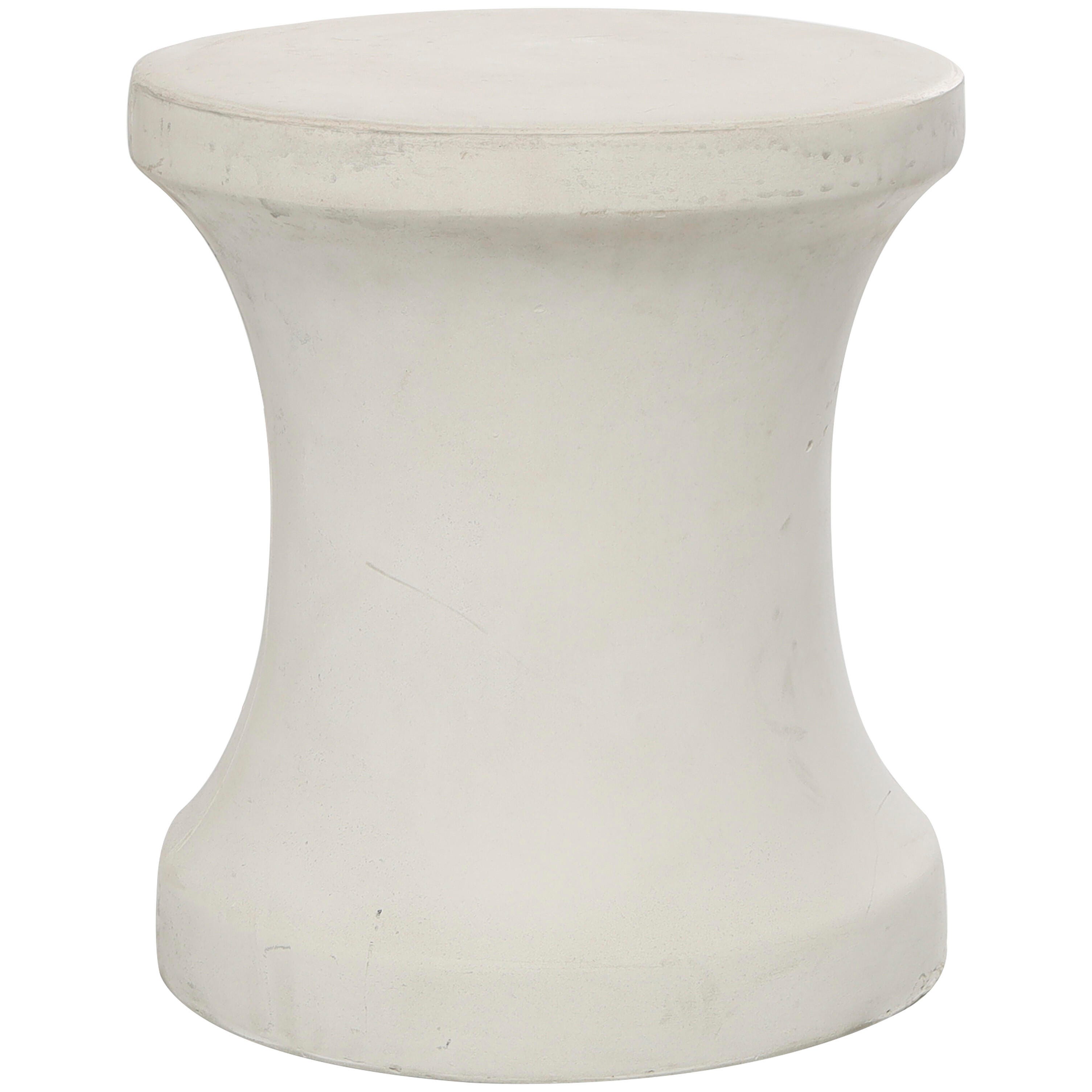 Bayberry Lane Outdoor Accent Table, White, large