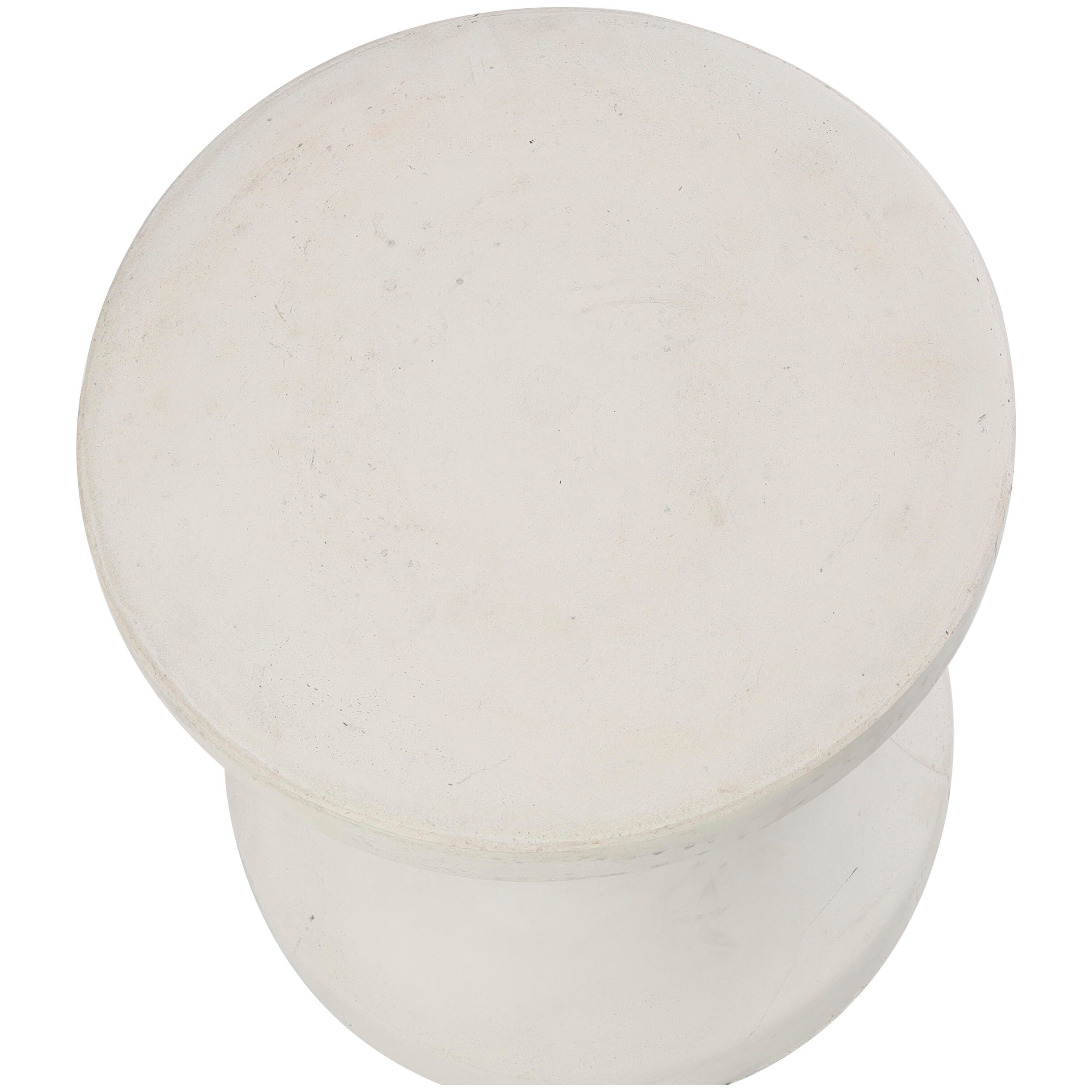 Bayberry Lane Outdoor Accent Table, White, large