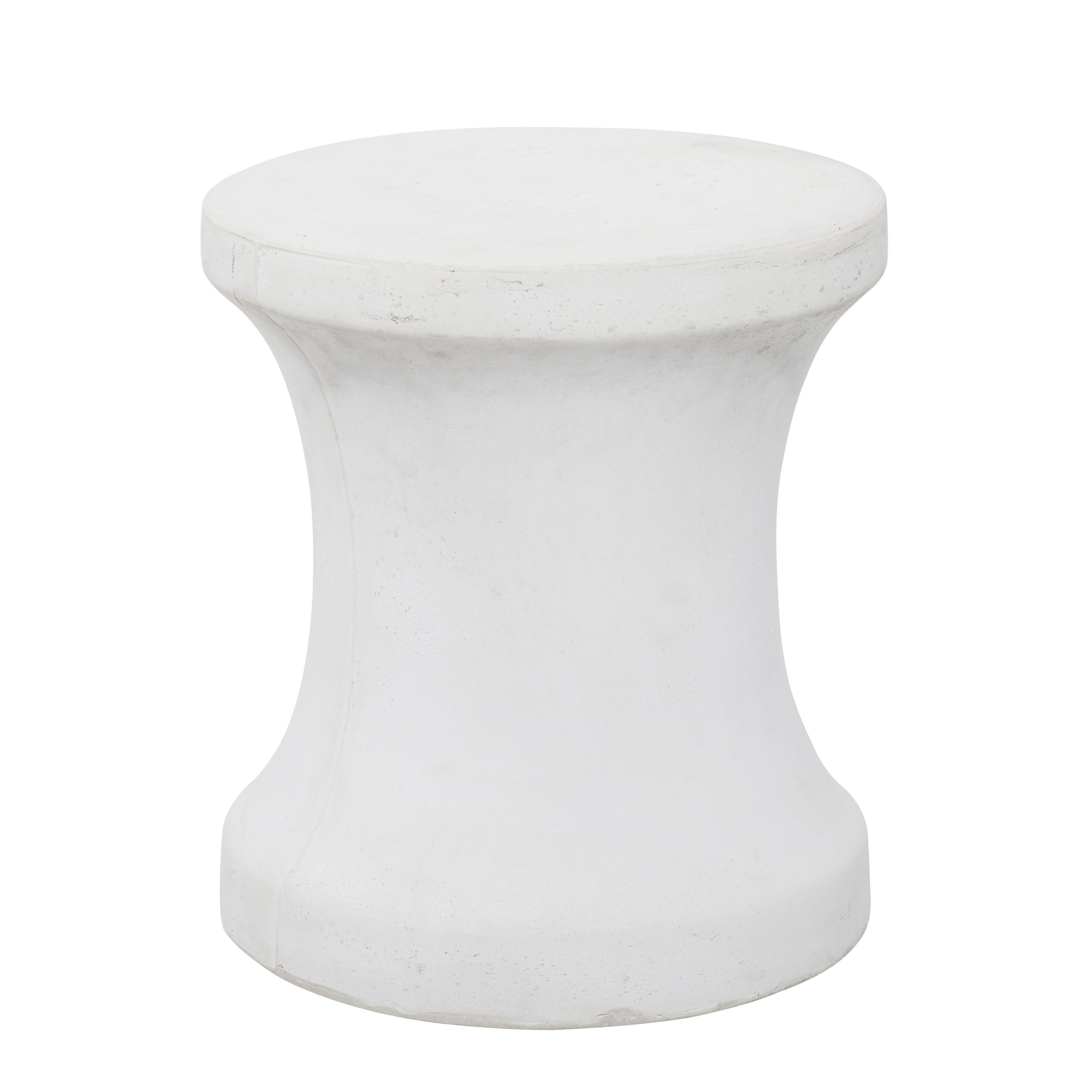 Bayberry Lane Outdoor Accent Table, White, large