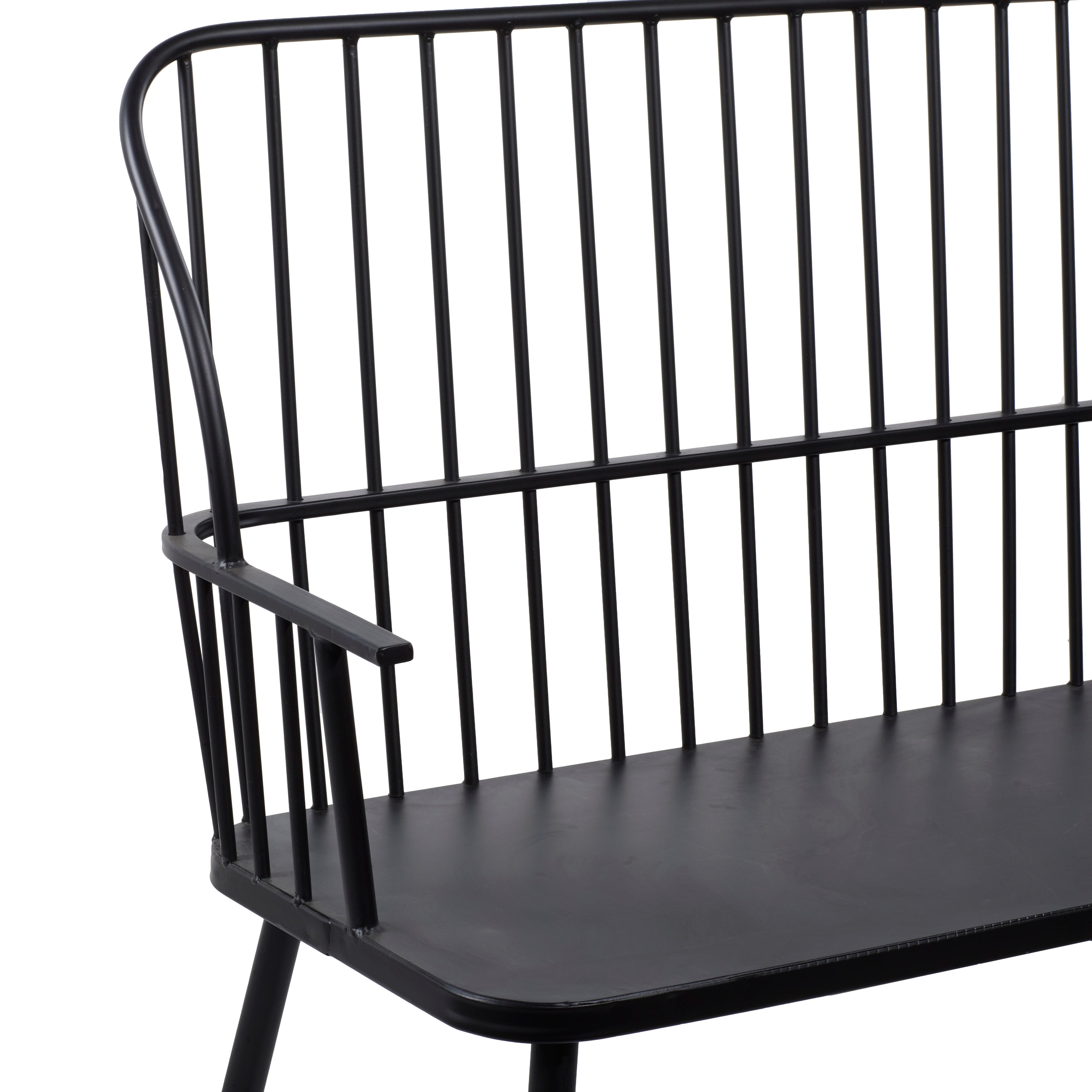 Bayberry Lane High Back Frame Outdoor Bench, , large