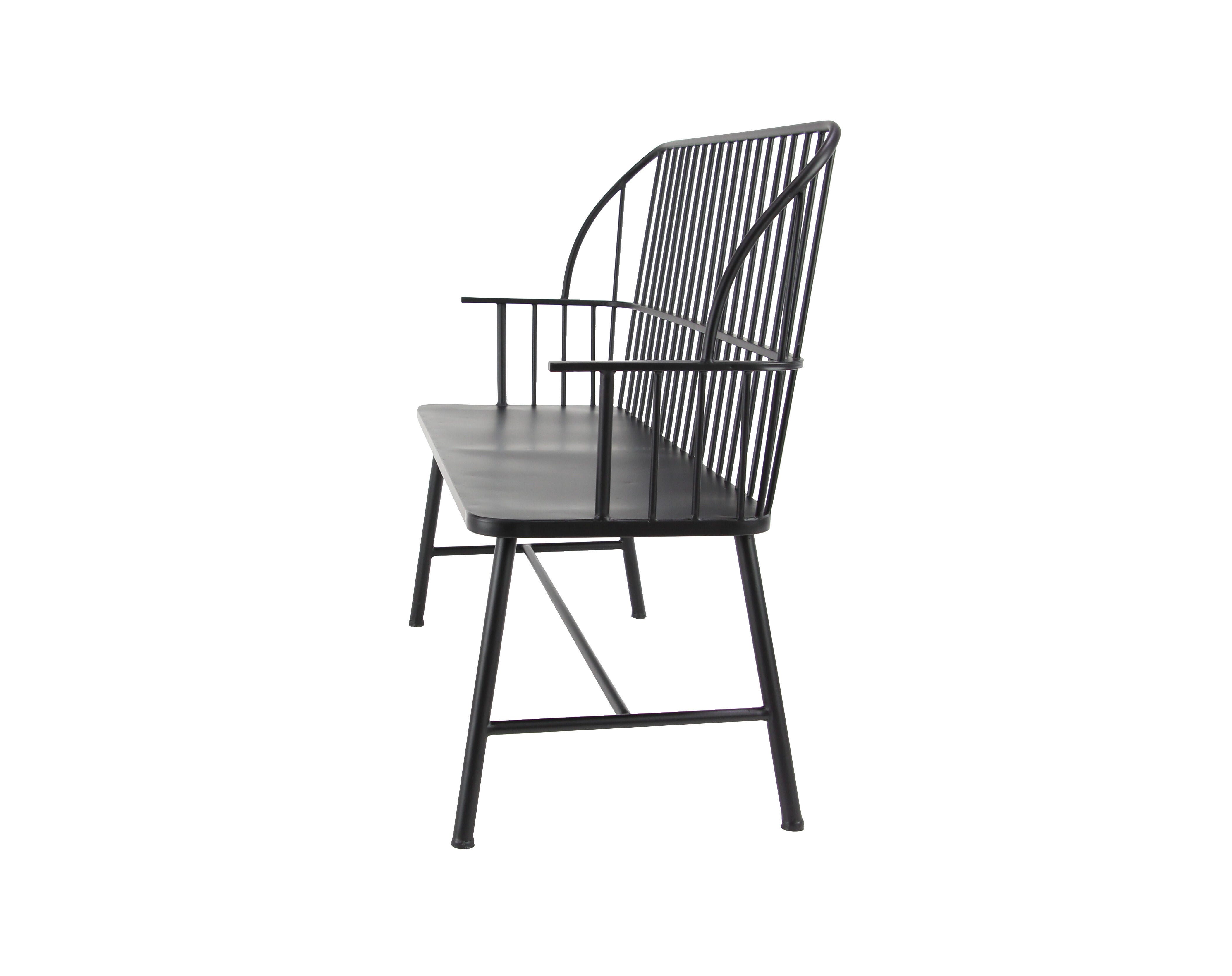 Bayberry Lane High Back Frame Outdoor Bench, , large