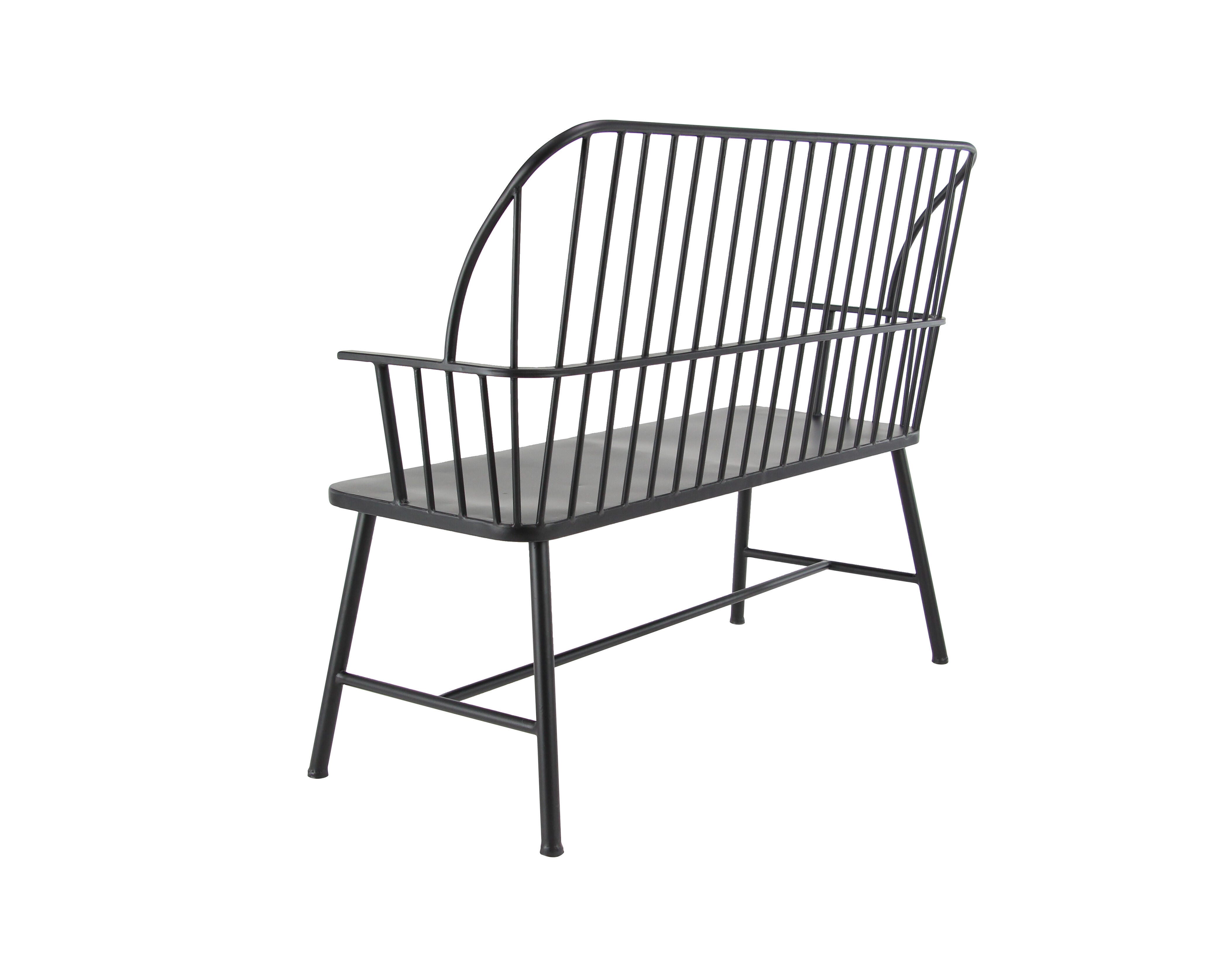 Bayberry Lane High Back Frame Outdoor Bench, , large