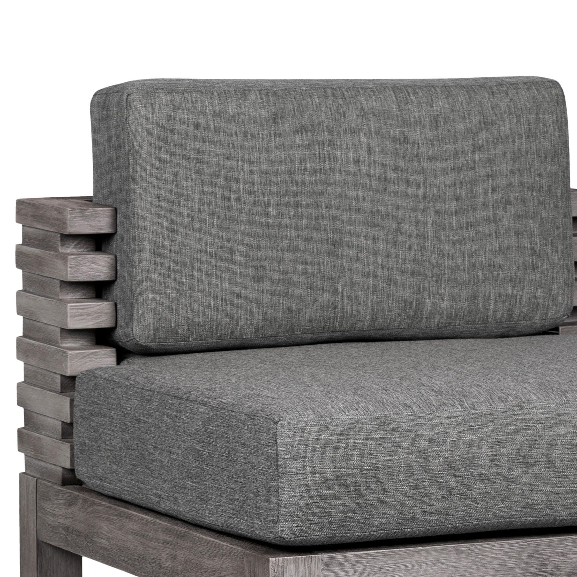Vivid Outdoor Patio Counter Stool, Light Gray, large