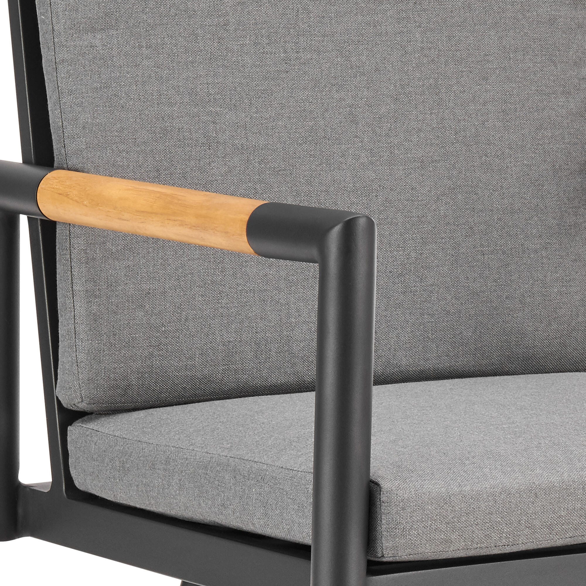 Crown Outdoor Patio Swivel Bar Stool, Dark Gray, large