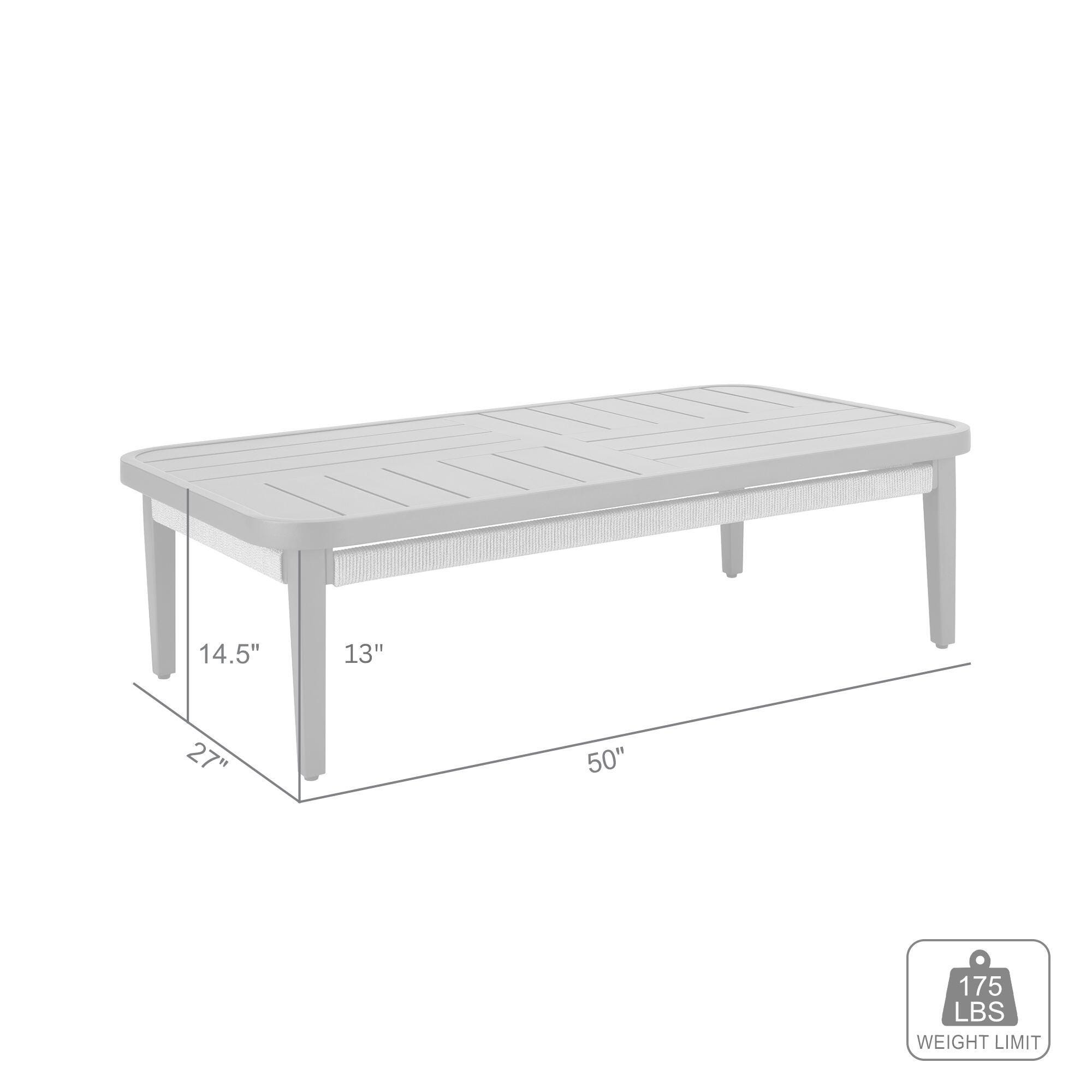 Zella Rectangular Coffee Table, , large