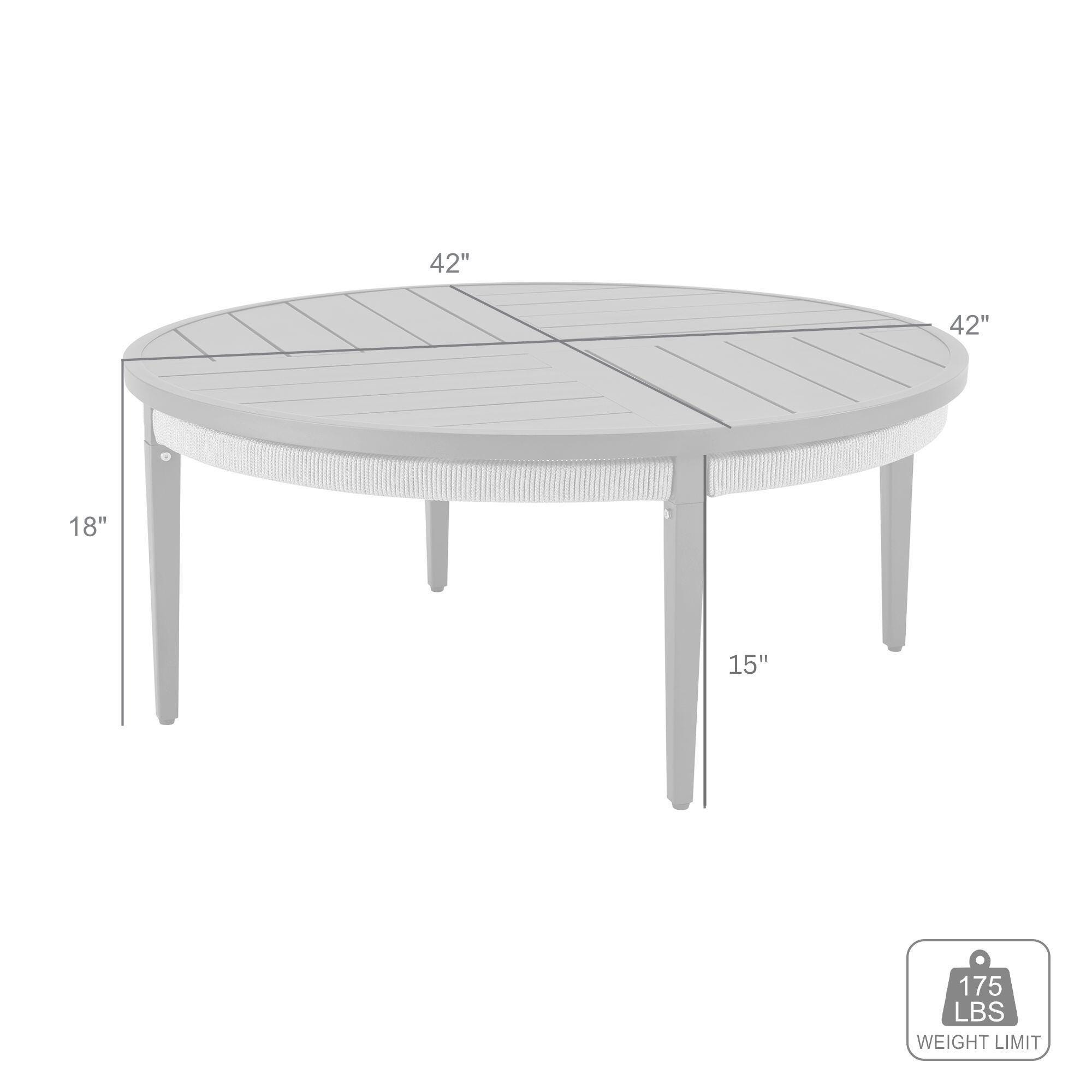 Zella Round Coffee Table, , large