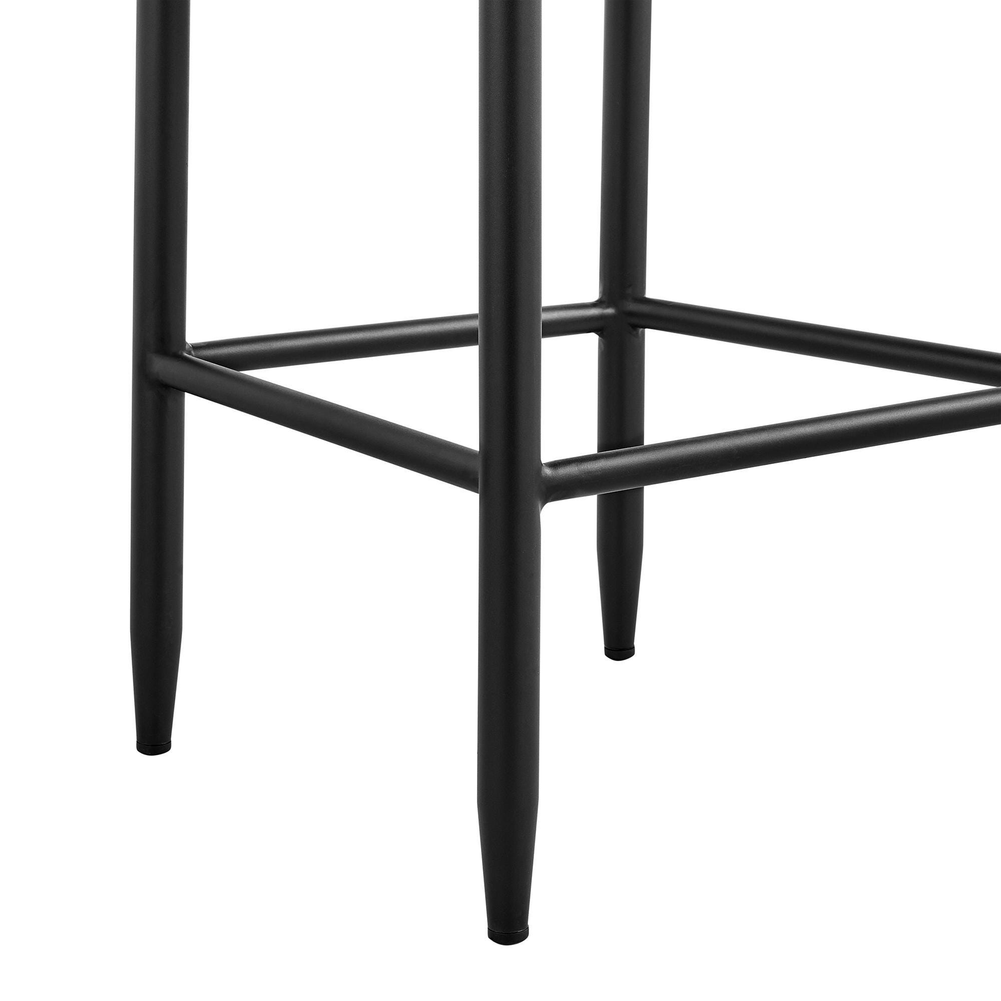Alegria Outdoor Patio Counter Stool, Light Gray, large