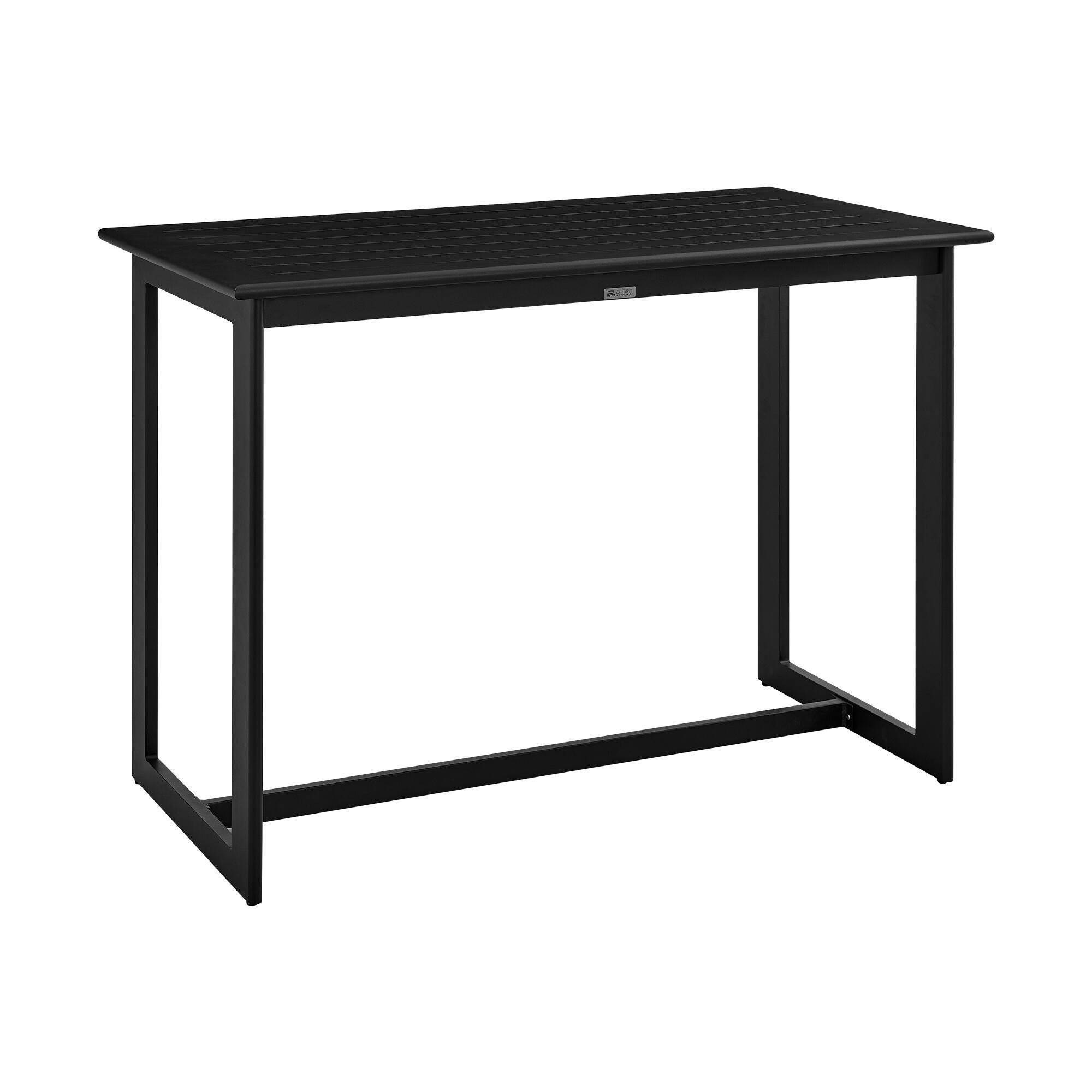 Cayman Outdoor Patio Bar Height Dining Table, , large
