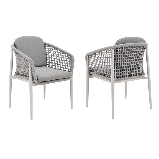 Rhodes Outdoor Patio Dining Chair (Set of 2)