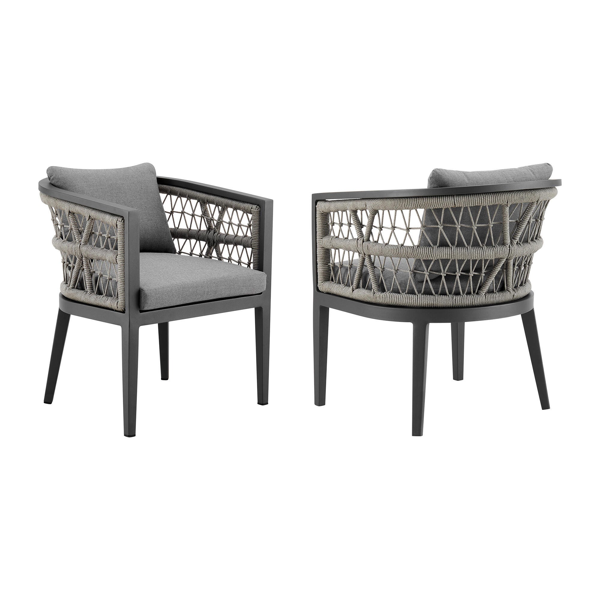 Zella Outdoor Patio Dining Chair (Set of 2), , large
