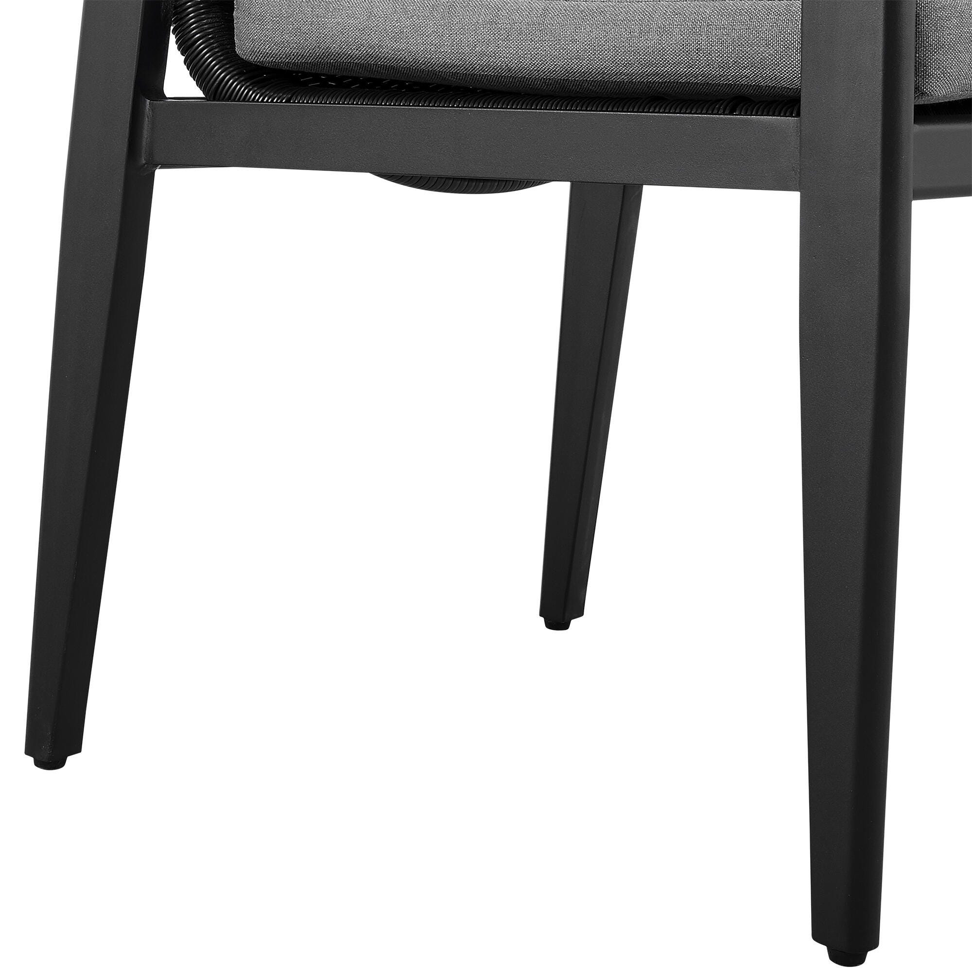Cayman Outdoor Patio Dining Chairs with Arms (Set of 2), , large