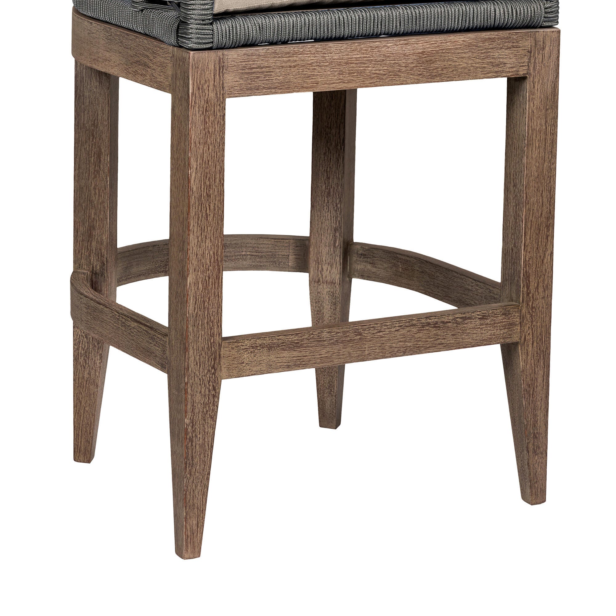 Orbit Outdoor Patio Counter Stool, Taupe, large