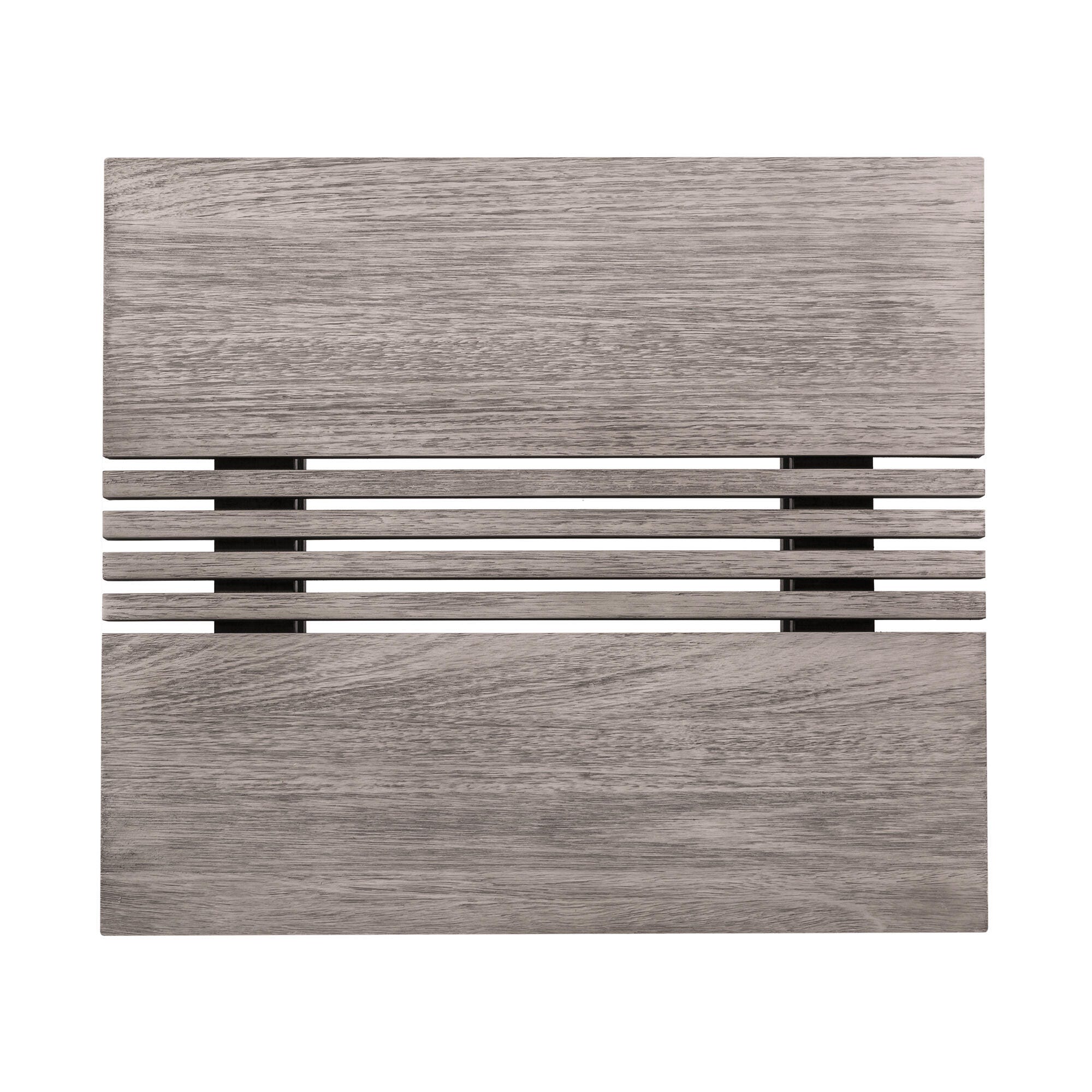Vivid Outdoor Patio Coffee Table, Gray, large