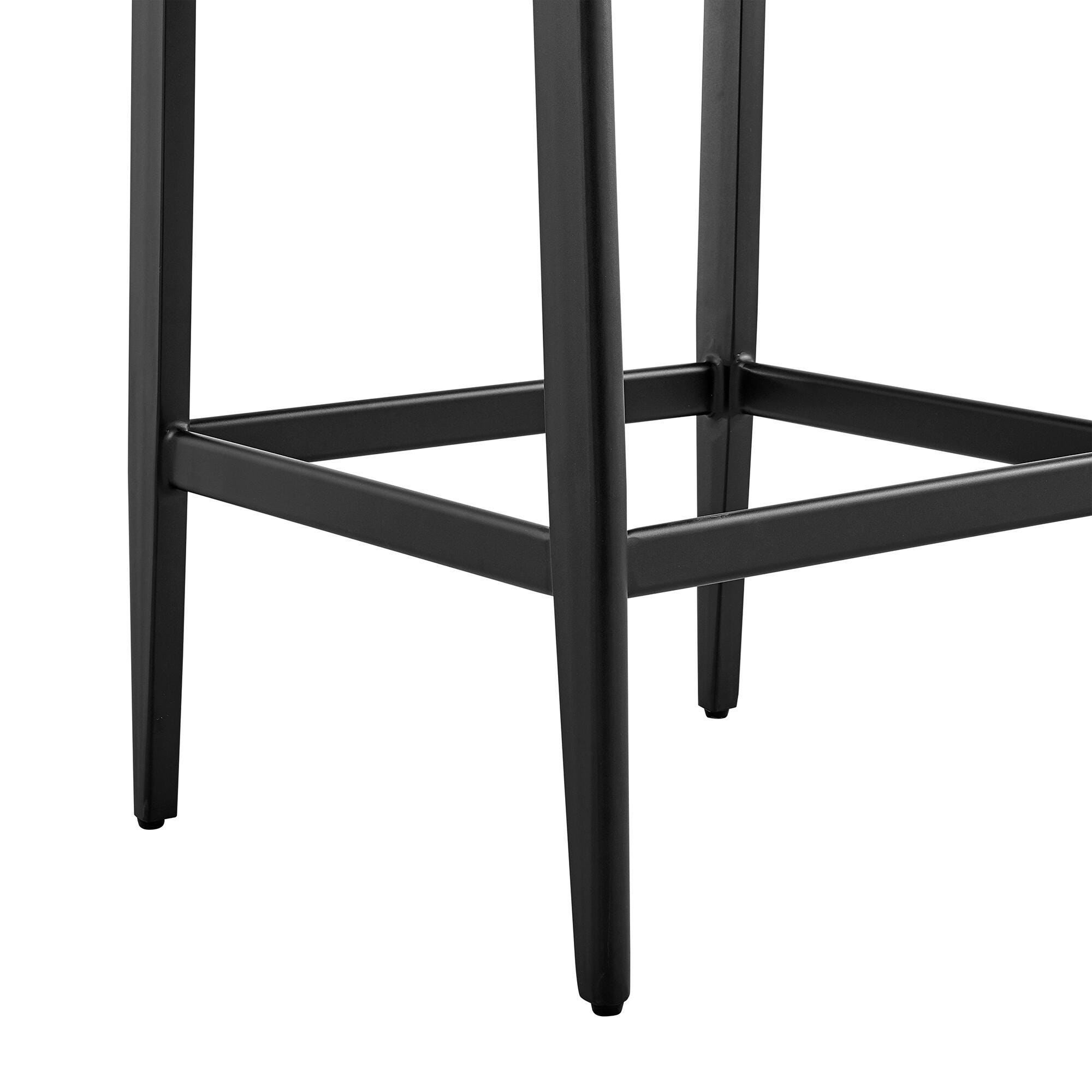 Cayman Outdoor Patio Counter Stool, Dark Gray, large