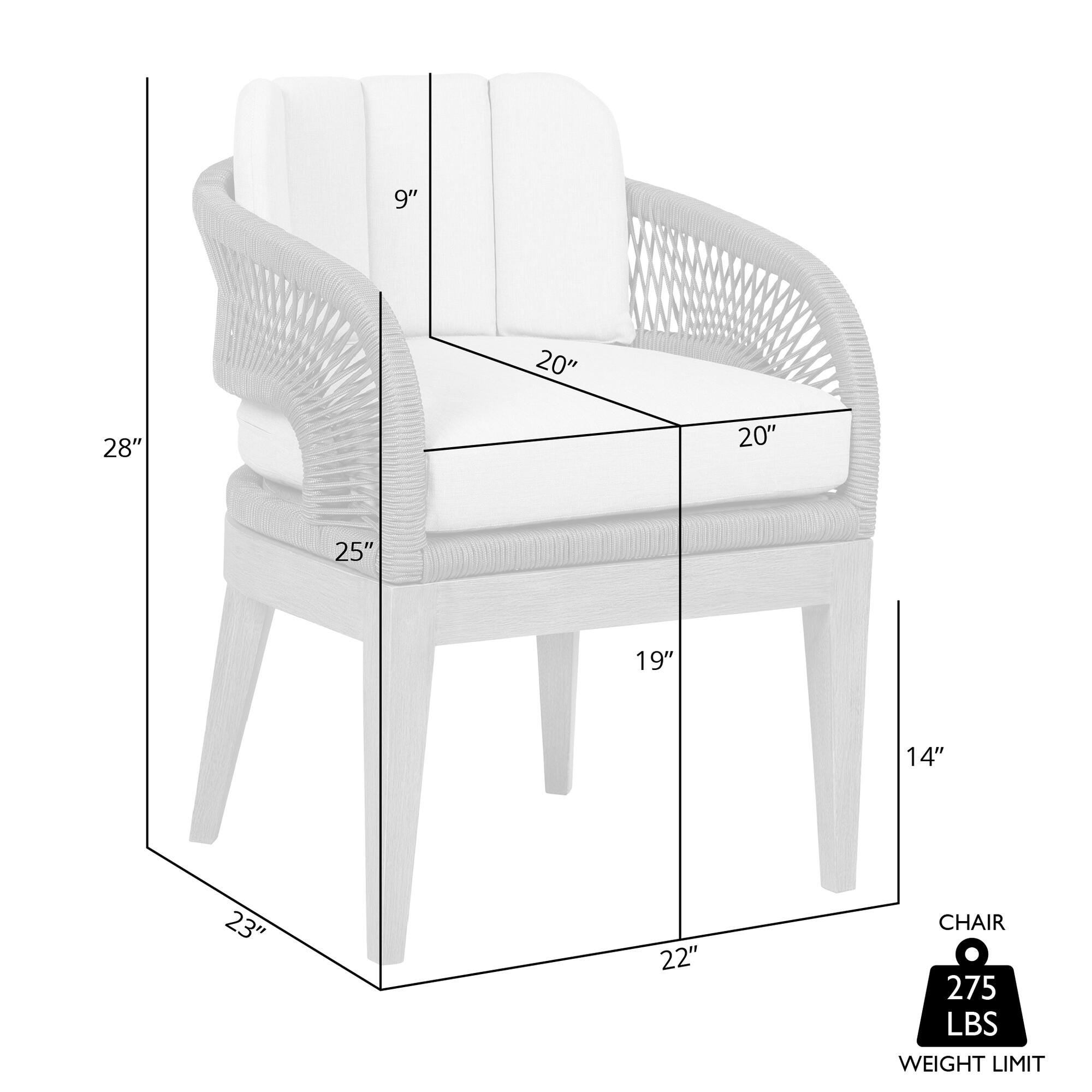 Orbit Outdoor Patio Dining Chair, , large