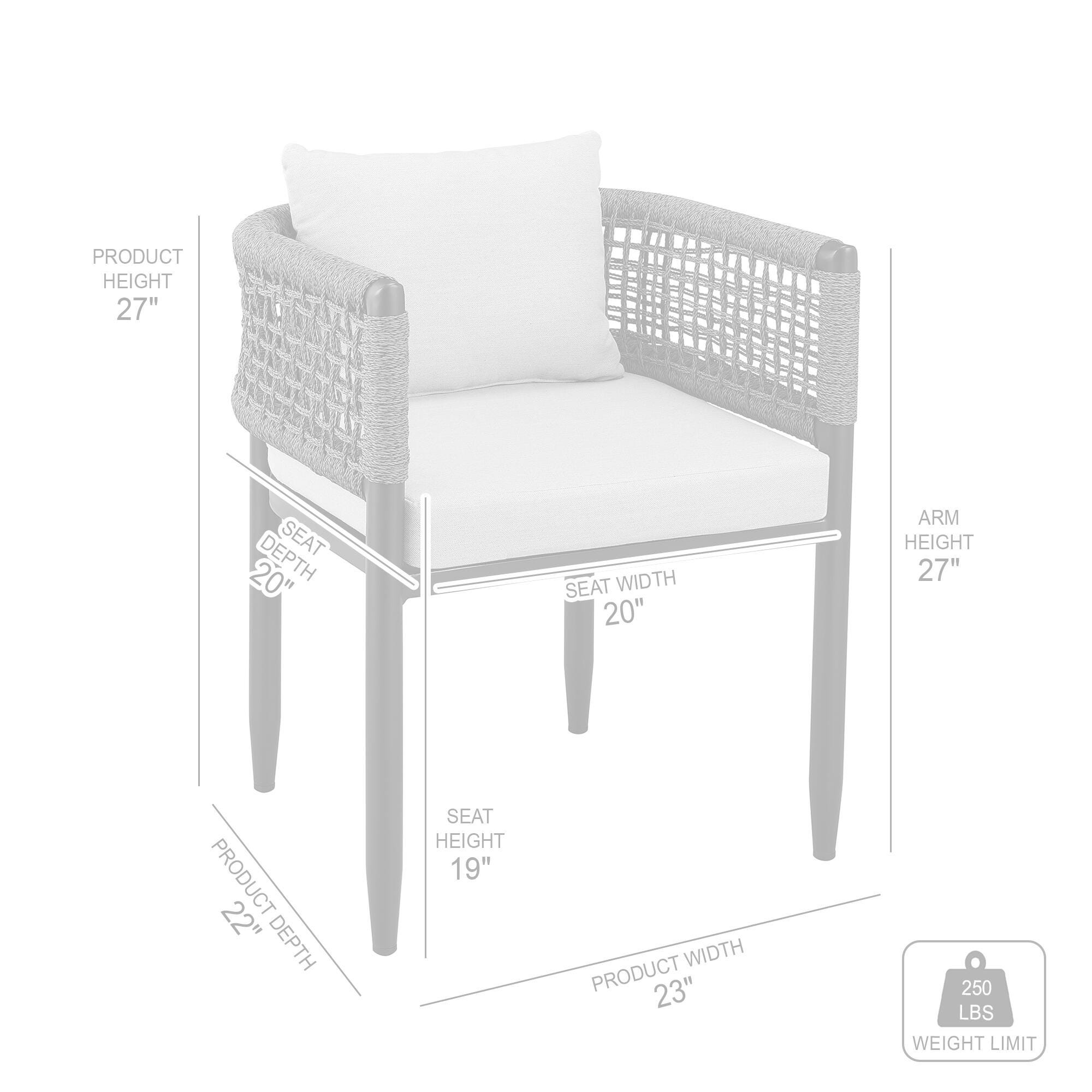 Alegria Outdoor Patio Dining Chair (Set of 2), , large