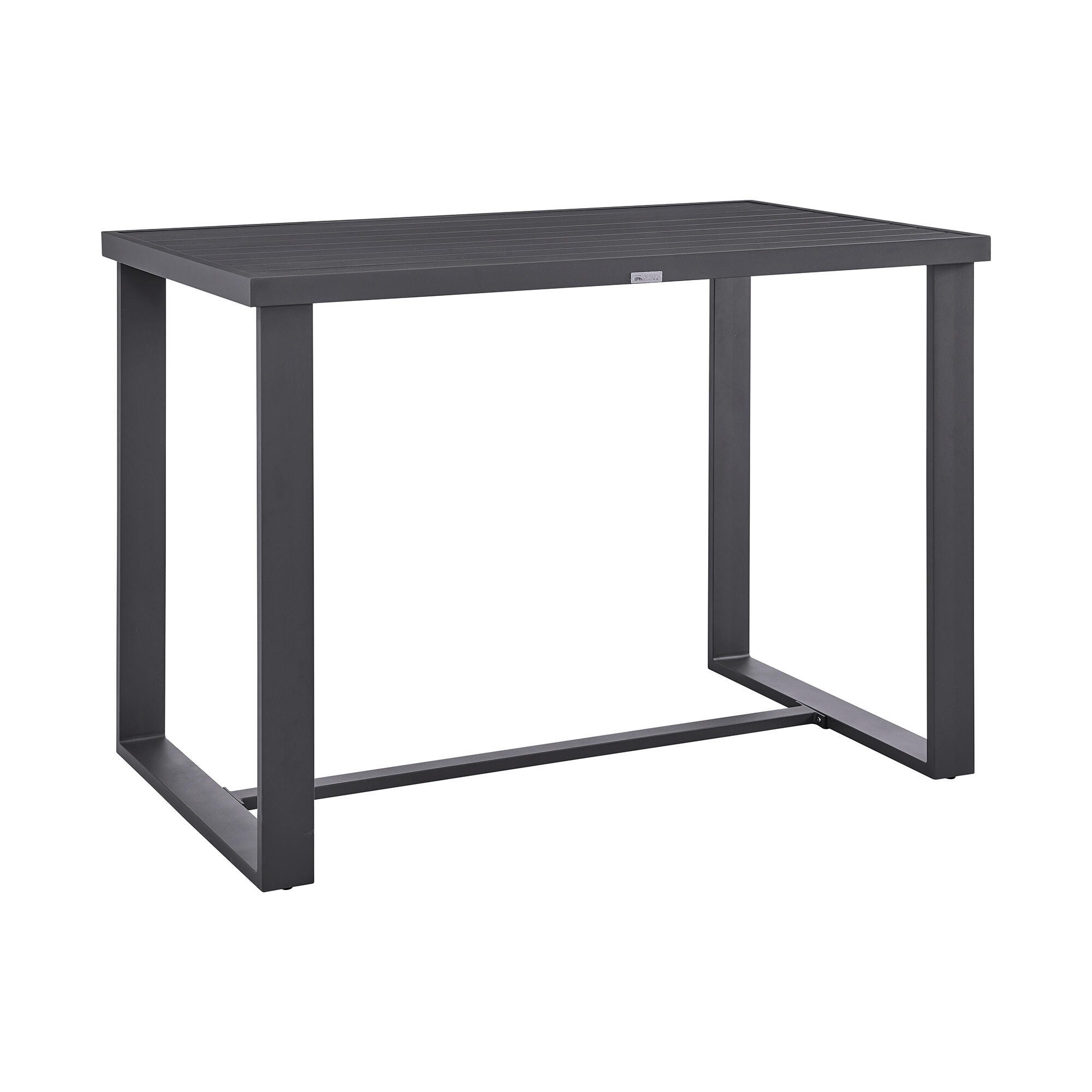 Menorca Outdoor Patio Bar Height Dining Table, , large