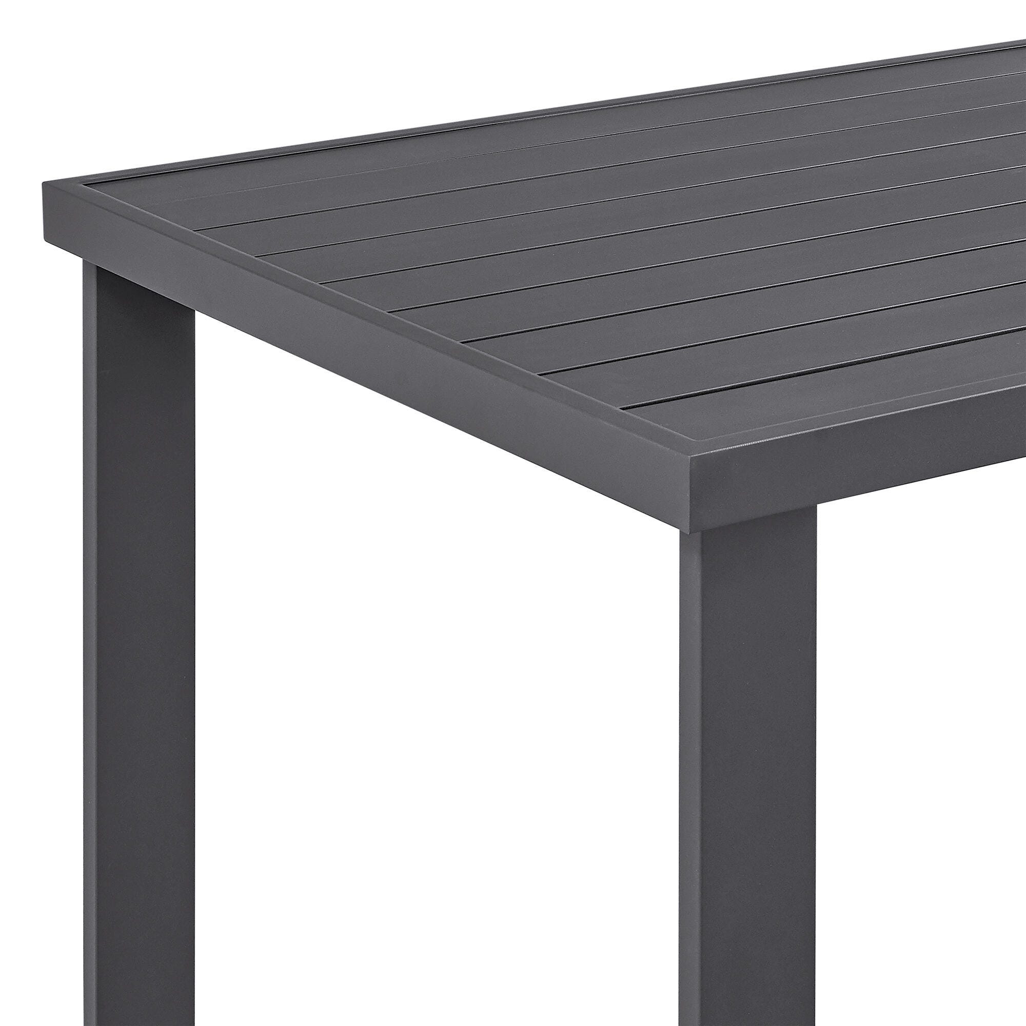 Menorca Outdoor Patio Bar Height Dining Table, , large