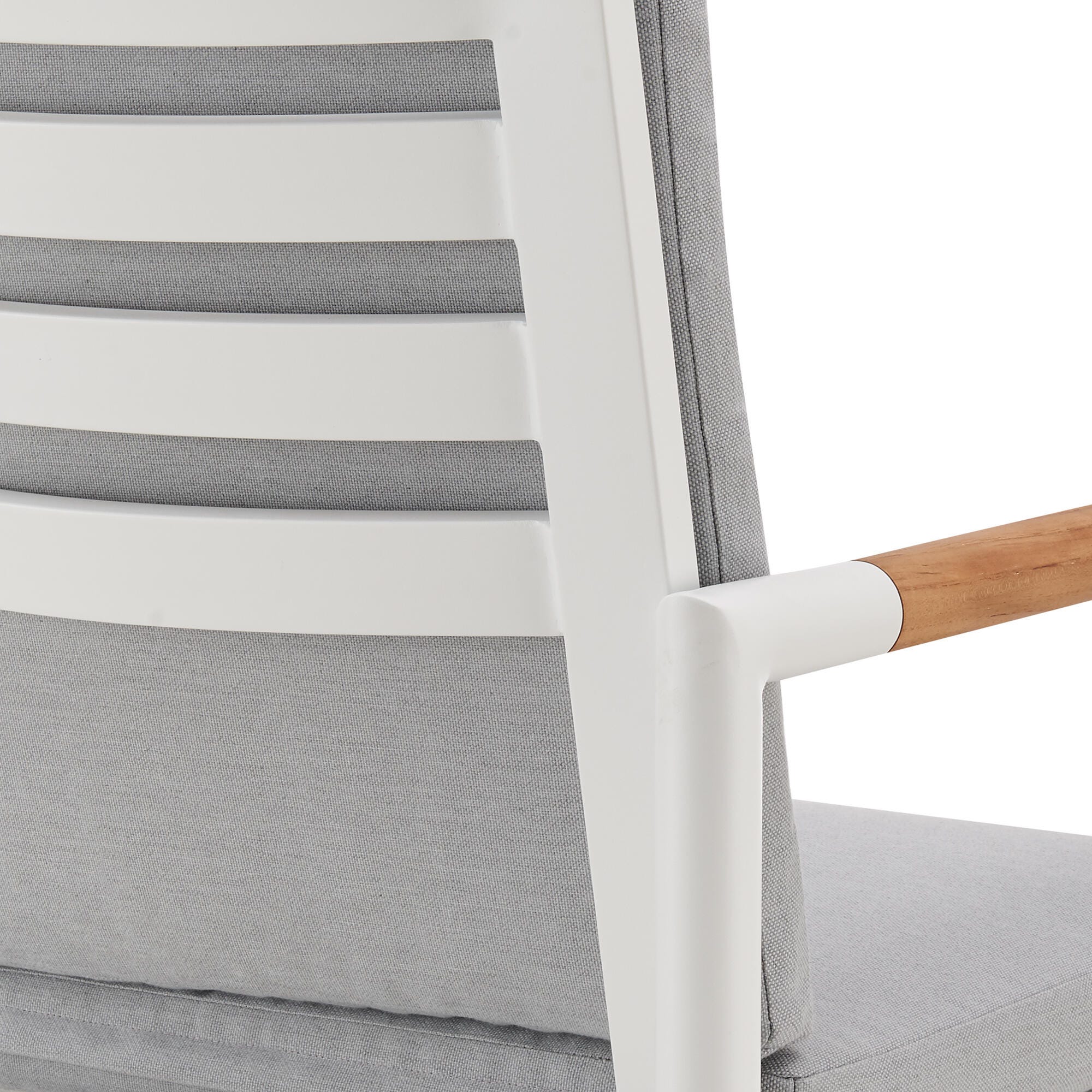 Crown Outdoor Patio Swivel Bar Stool, Light Gray, large