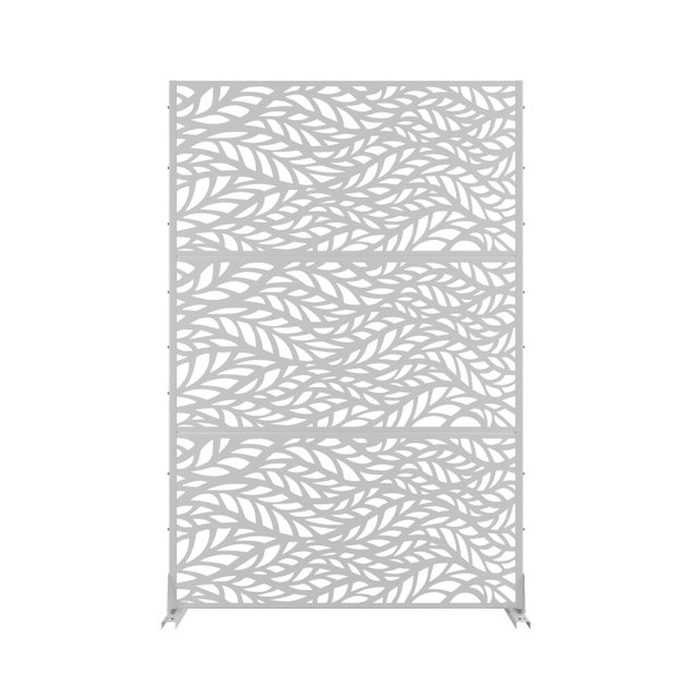 TranquilBreeze Flowing Leaves Outdoor Privacy Screen Garden Fence