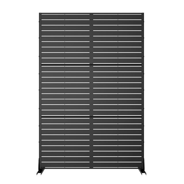 TranquilBreeze Louver Outdoor Privacy Screen Garden Fence