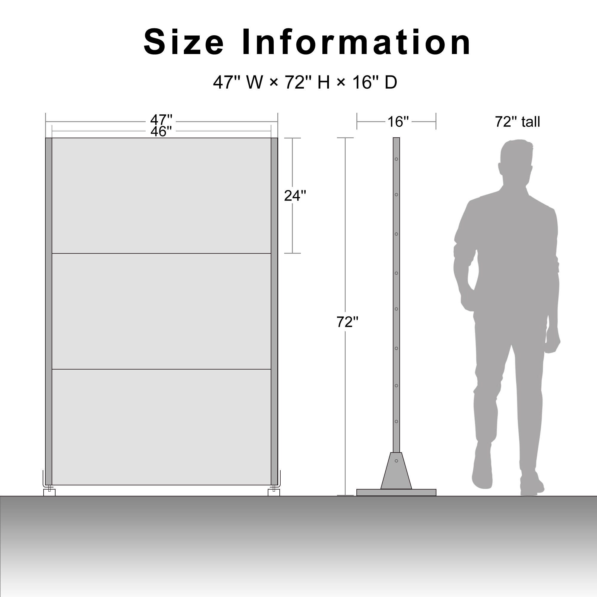TranquilBreeze Stars Outdoor Privacy Screen Garden Fence, Black, large
