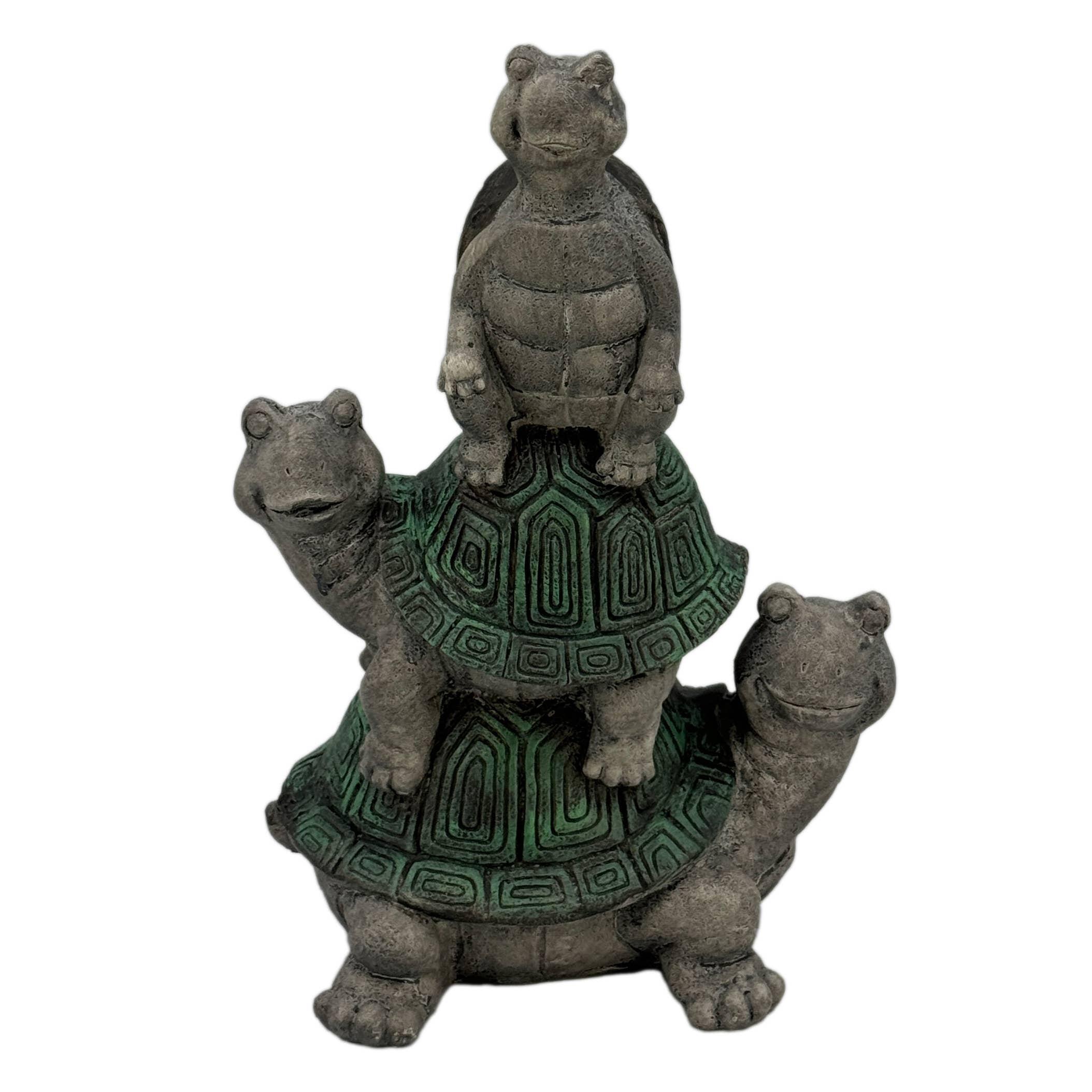 Galt International Triple Turtle Garden Statue | Ashley