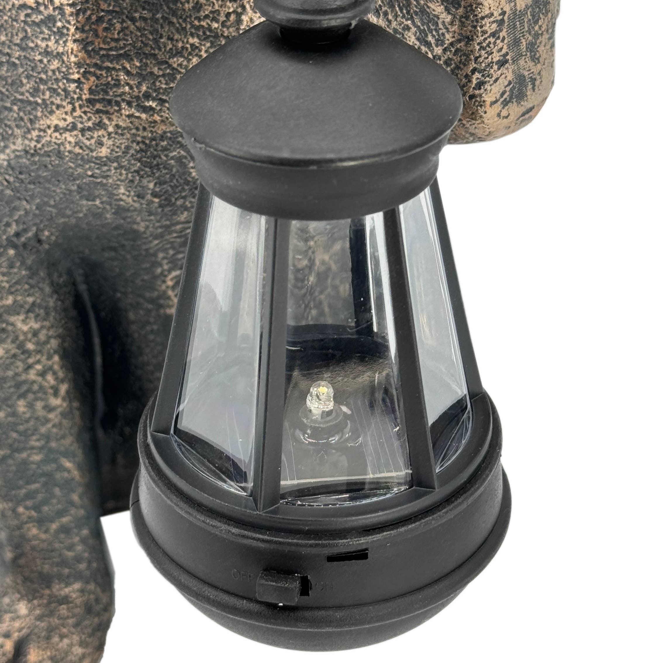 Galt International Solar LED Lantern Cat Statue, , large