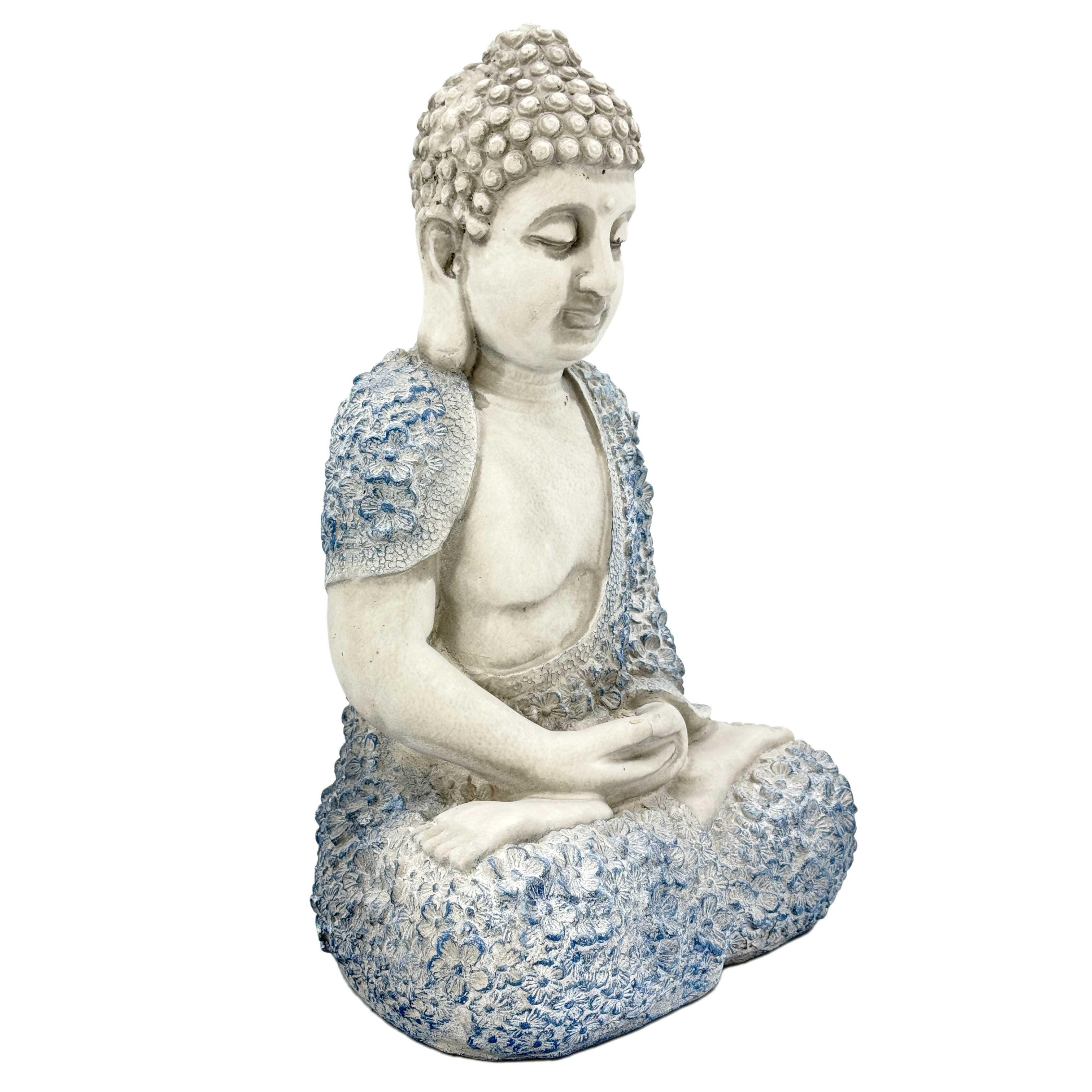 Galt International Sitting Buddha Garden Statue, , large