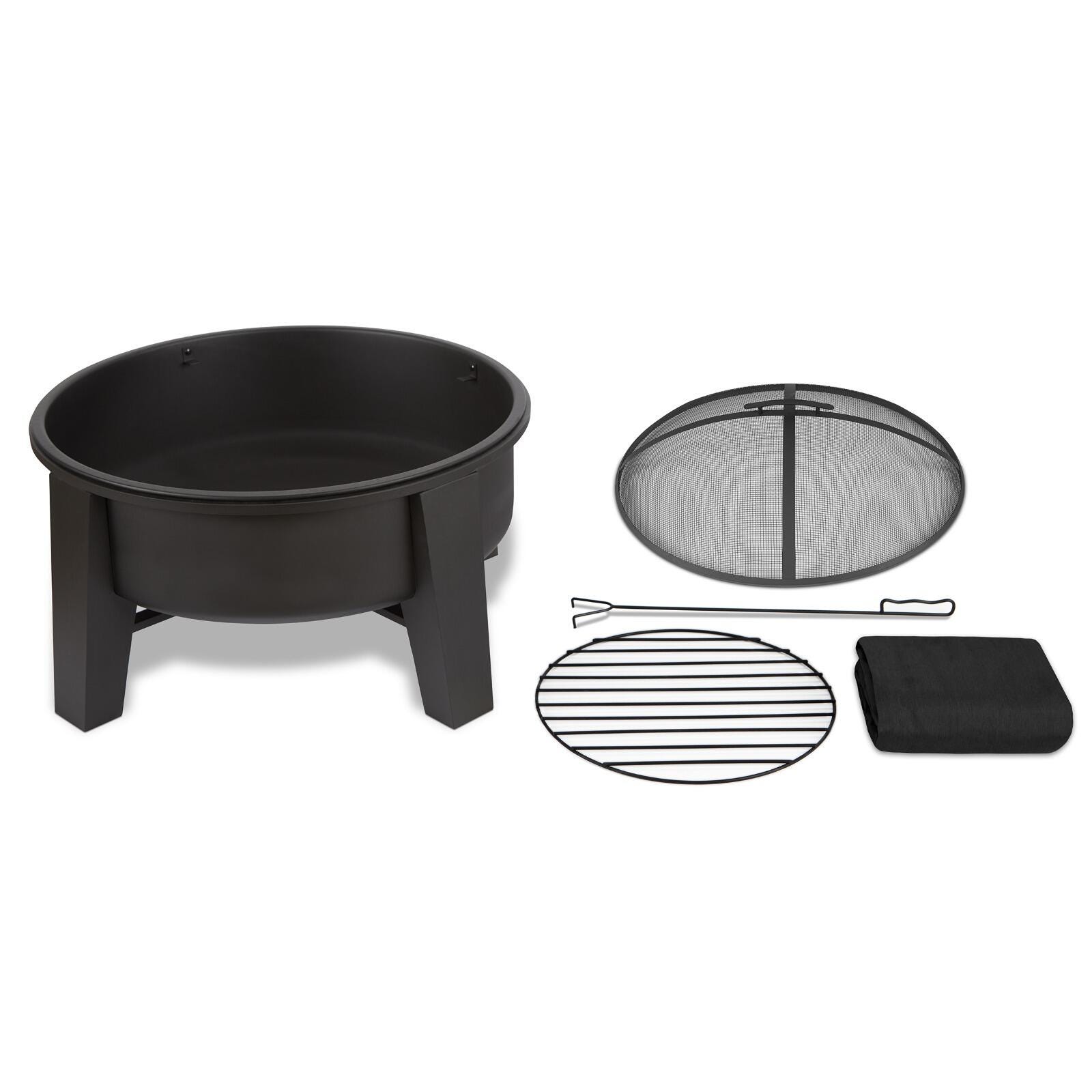 Real Flame Forster Wood Burning Fire Pit, , large