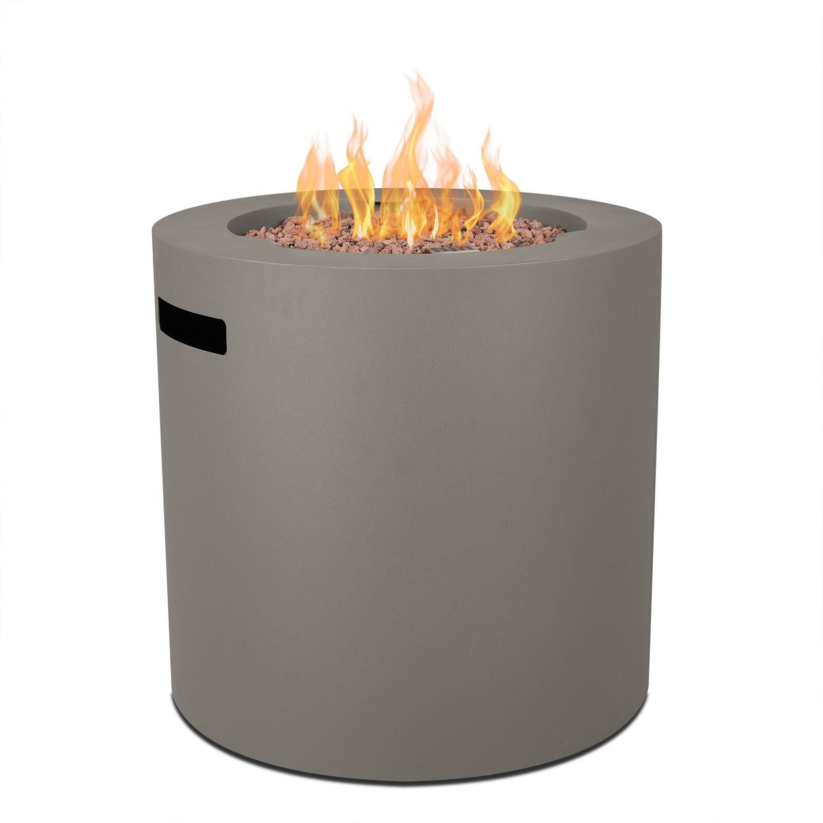 Real Flame Hephaestus Propane Fire Pit, Mist Gray, large
