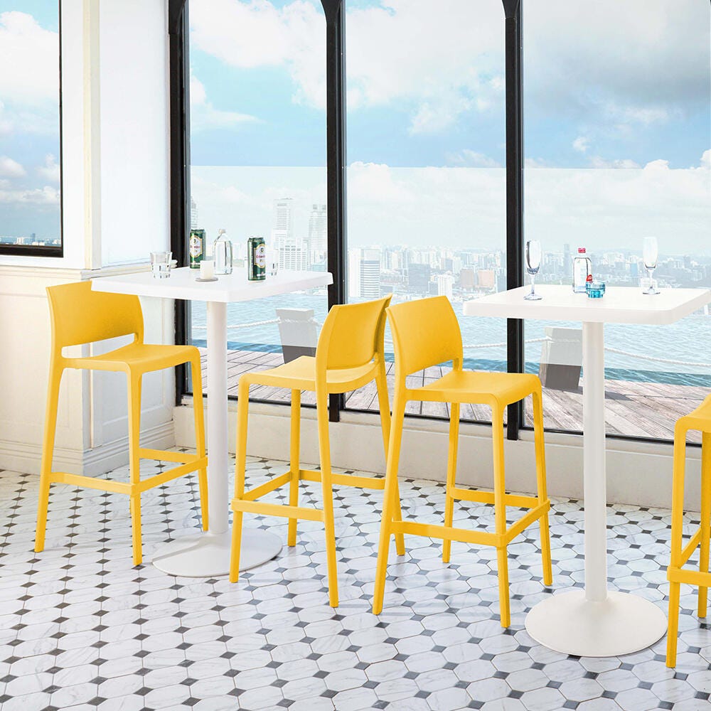 Sensilla Bar Stool (Set of 2), Gold, large