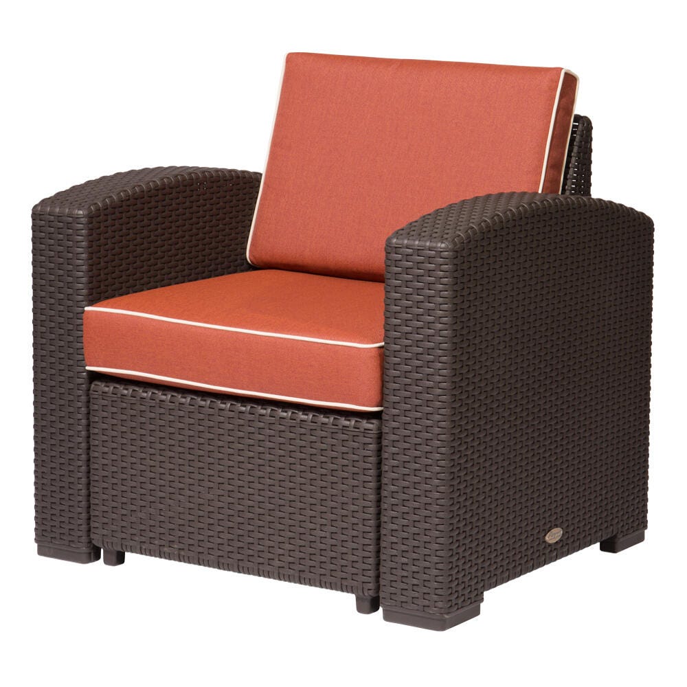 Magnolia Outdoor Lounge Chair, Brown, large