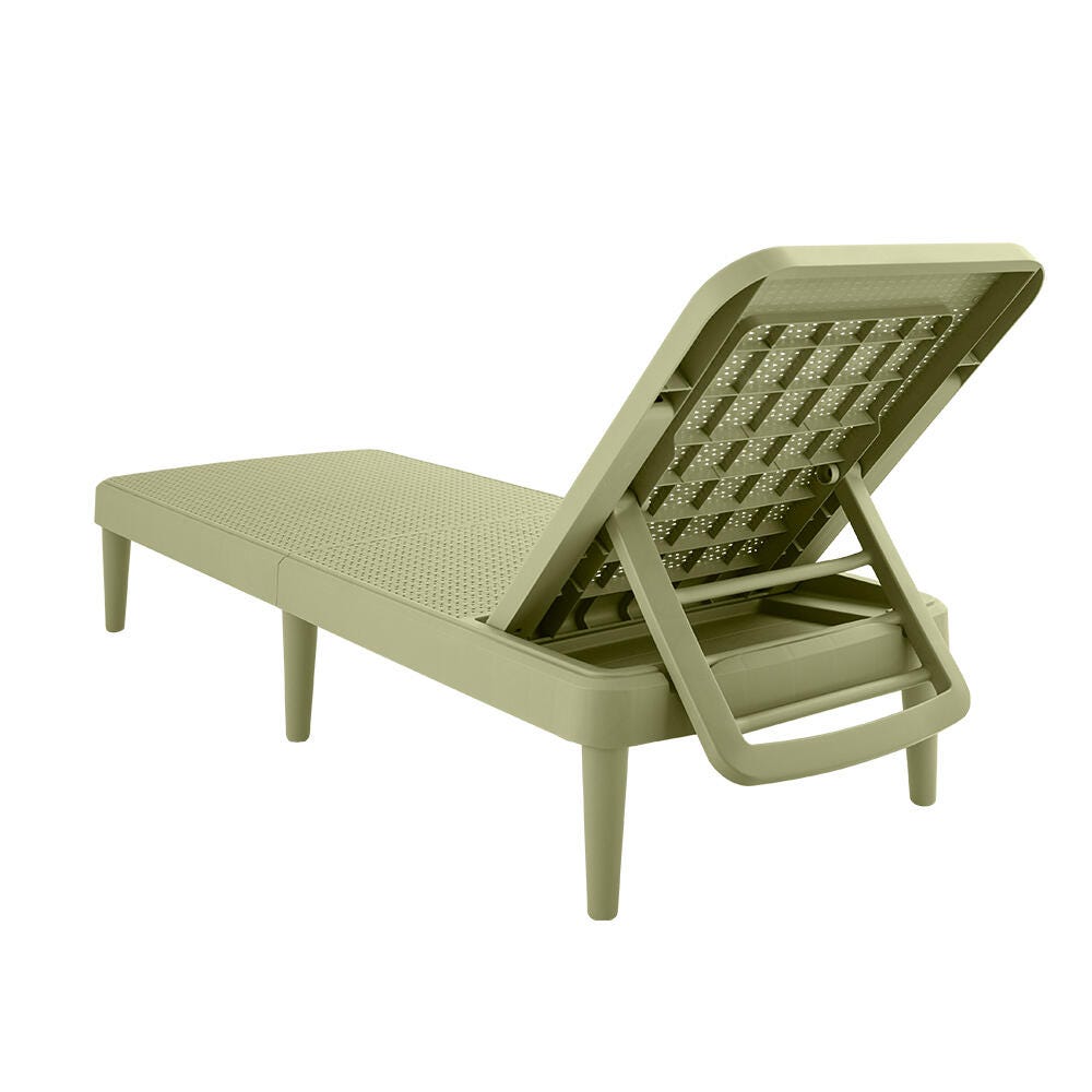 Tahiti Outdoor Chaise Lounge, Wasabi Green, large