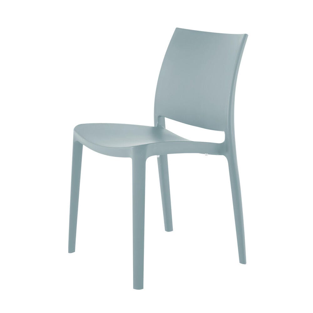 Sensilla Outdoor Dining Chair (Set of 4), Baby Blue, large
